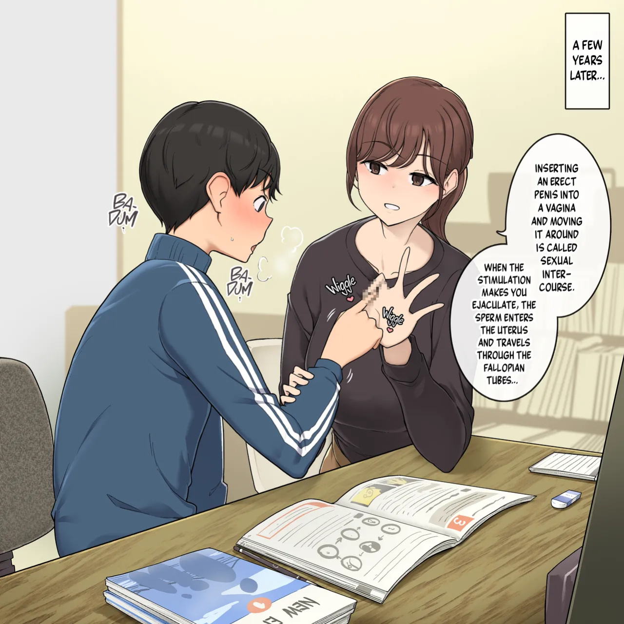 [Wakamatsu] Kozukuri no Shikata o Dankai-teki ni Oshiete Kureru Onee-san | An Onee-san Who Teaches Me Step by Step How to Make a Baby