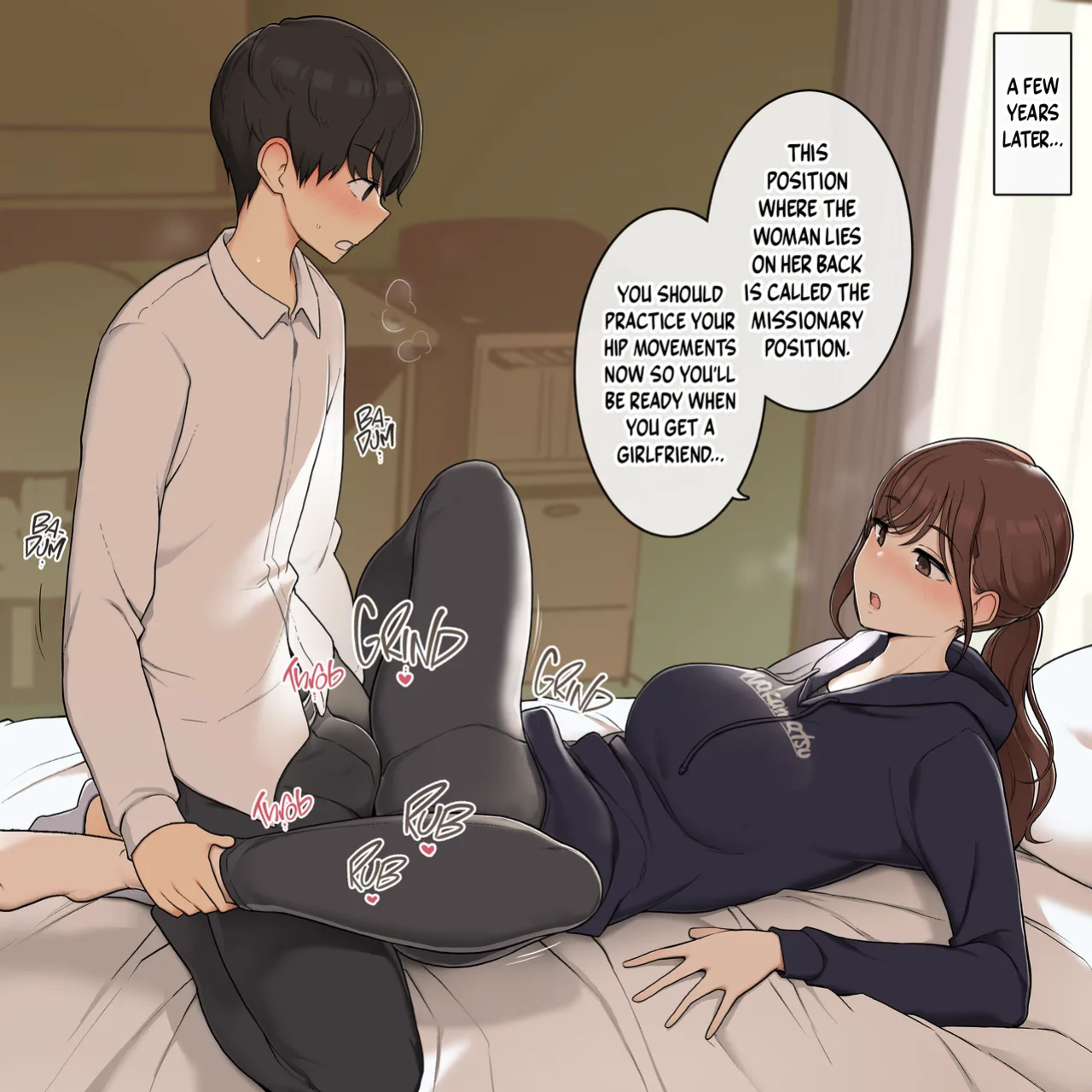 [Wakamatsu] Kozukuri no Shikata o Dankai-teki ni Oshiete Kureru Onee-san | An Onee-san Who Teaches Me Step by Step How to Make a Baby