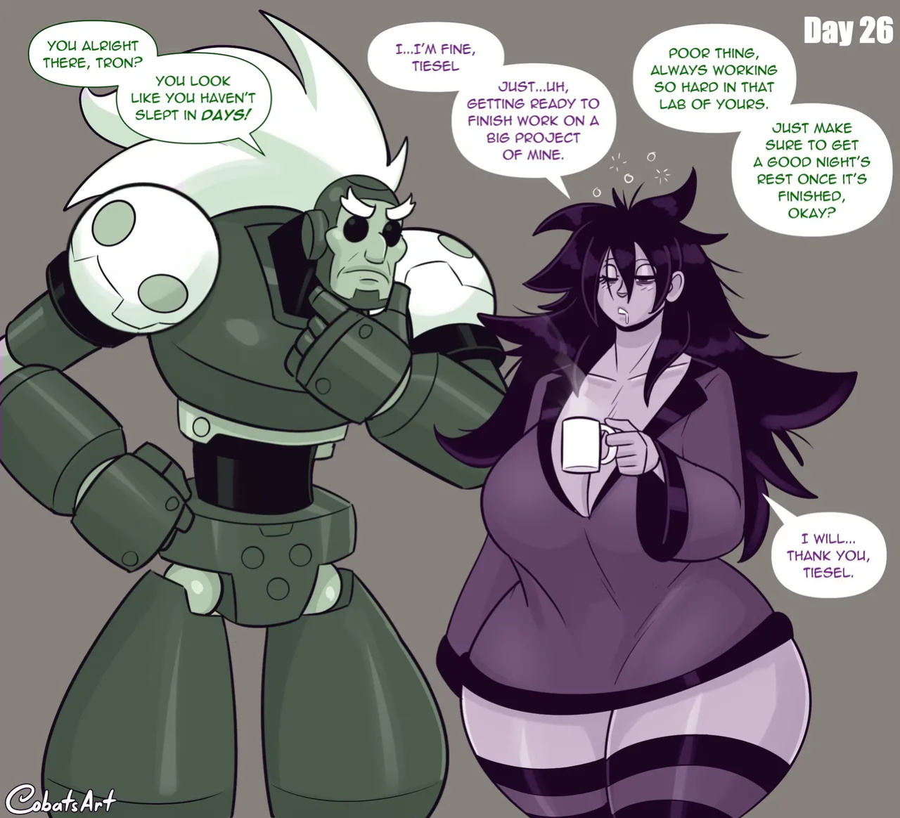 [Cobatsart] Megaman x Tron : No Nut November + Destroy Dunce December (Megaman)