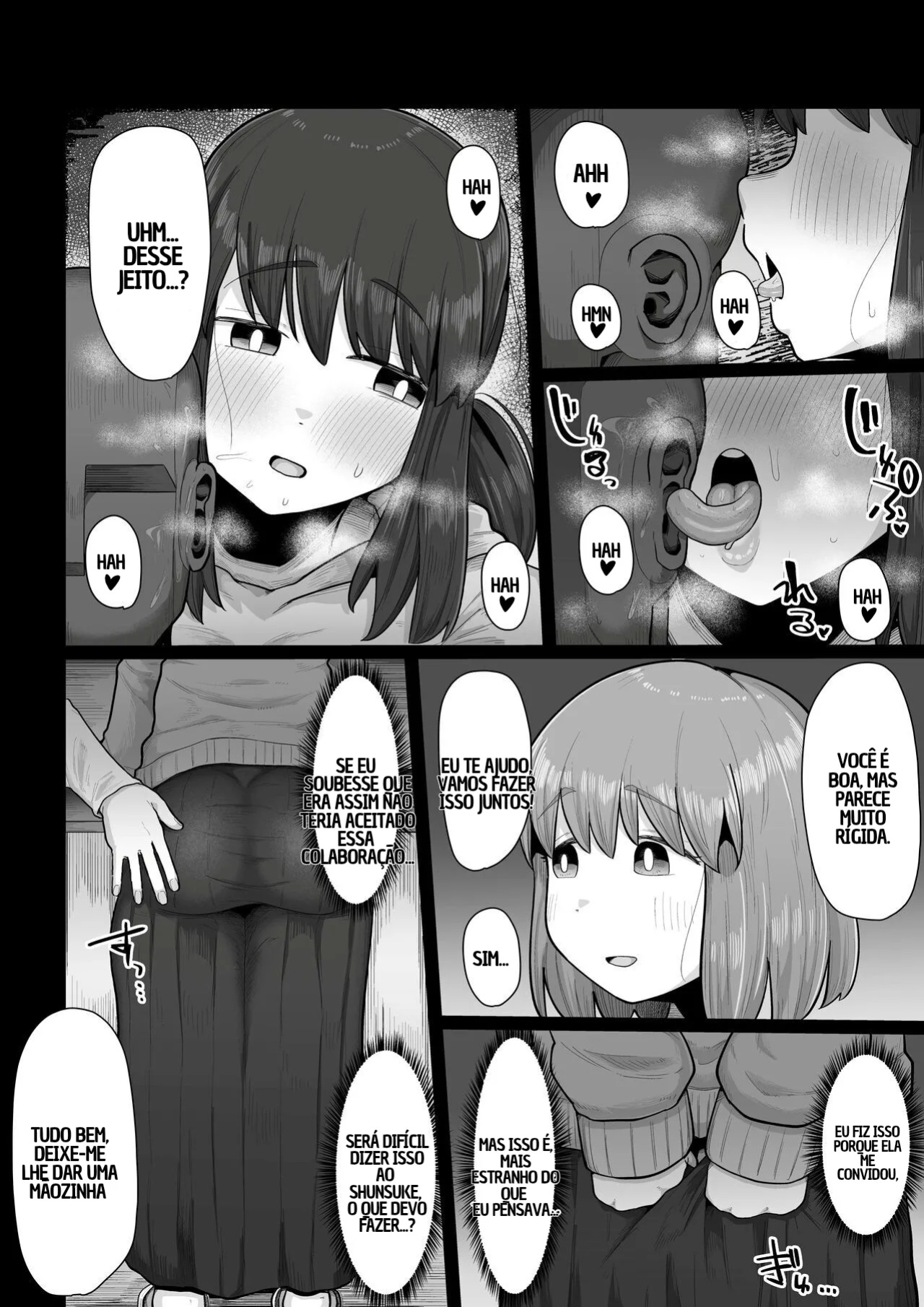 Futanari com um pau enorme
