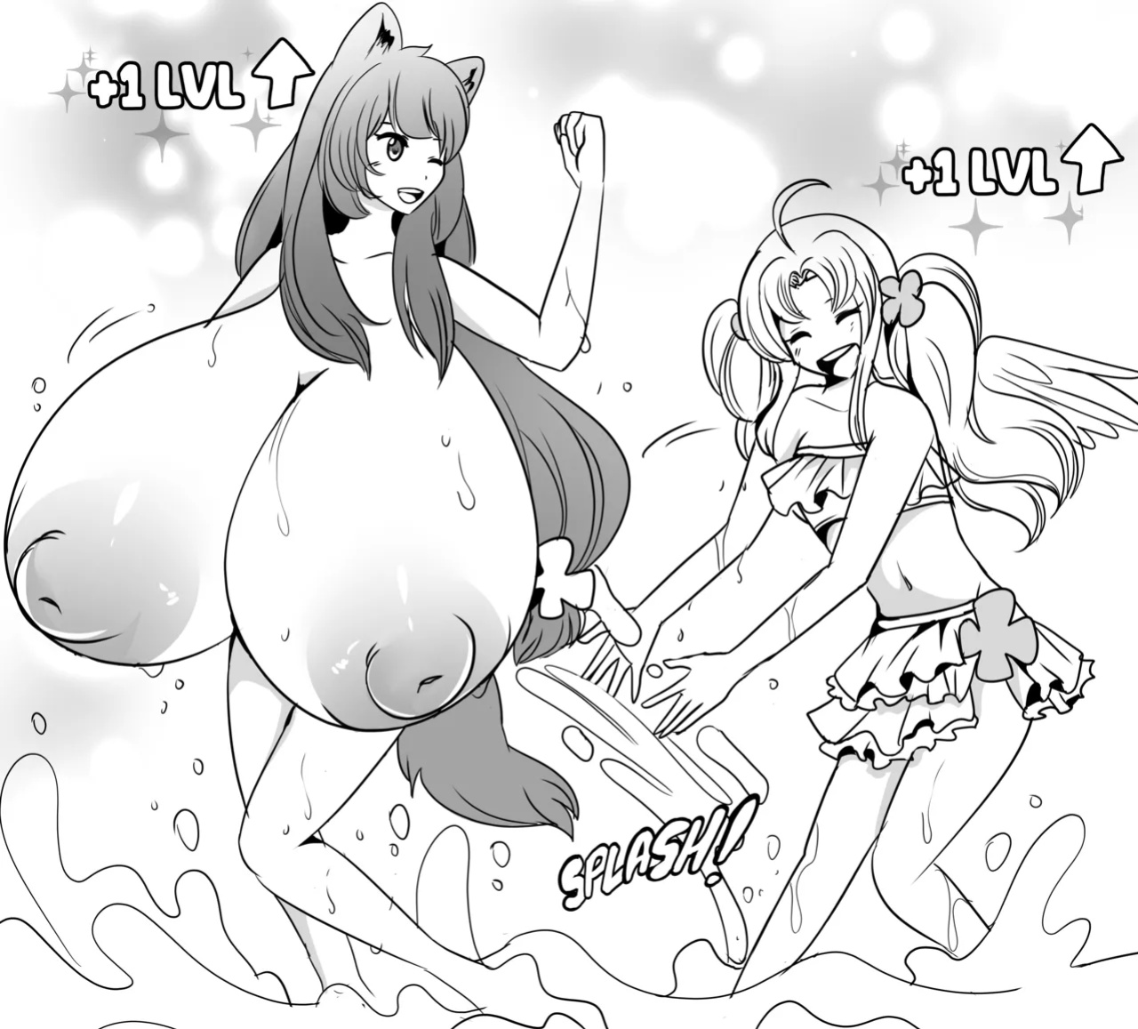 Raphtalia and Filo Beach Noms
