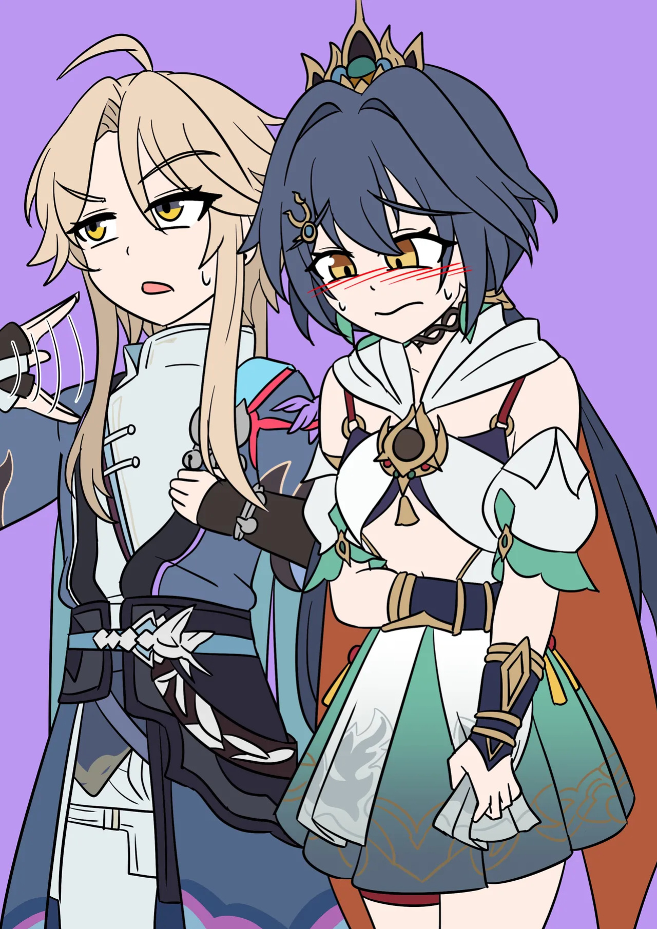 [Vel] Yunli <=> Yanqing (Honkai: Star Rail)