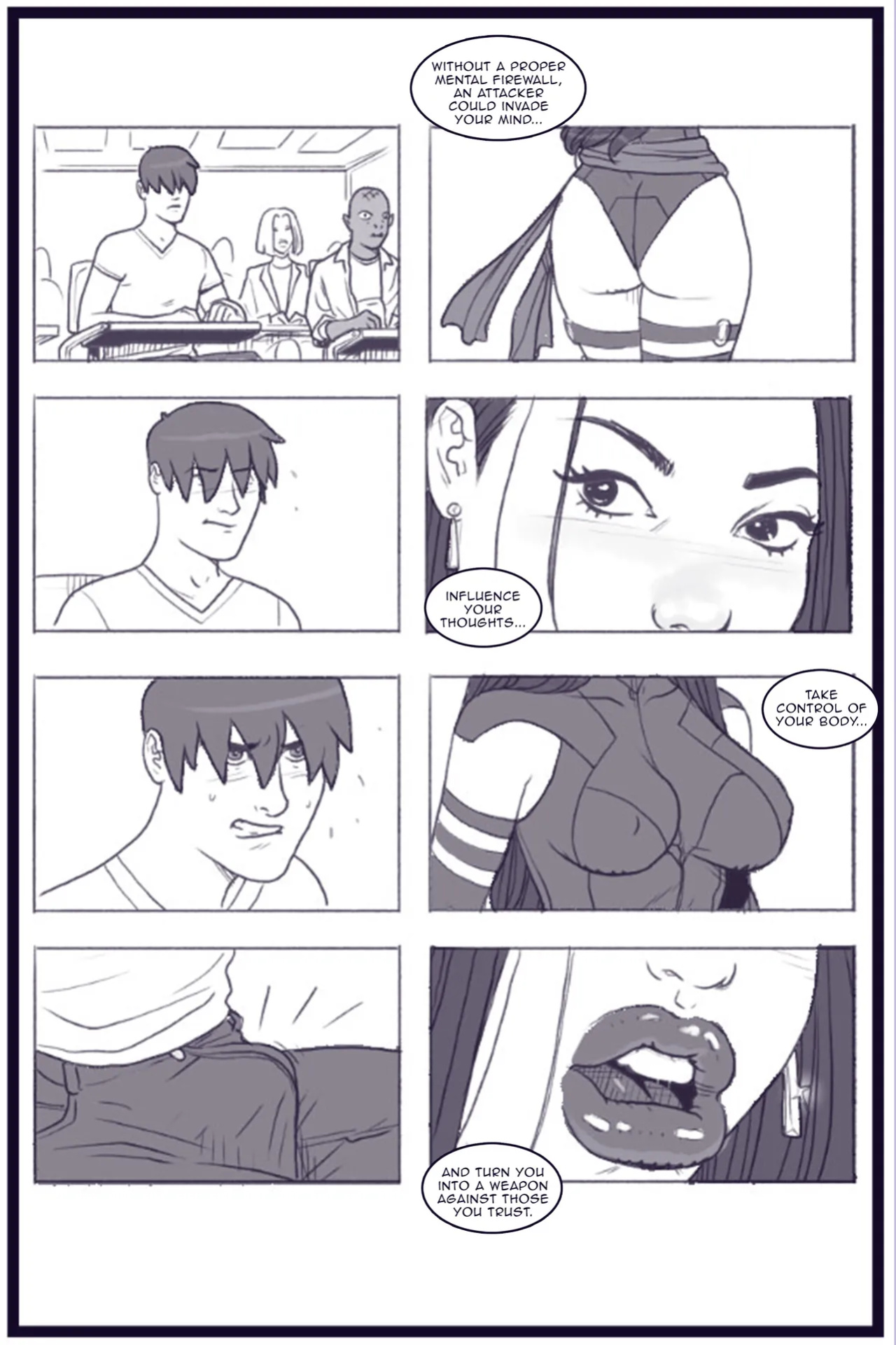 X Academy Bimbofied - Psylocke