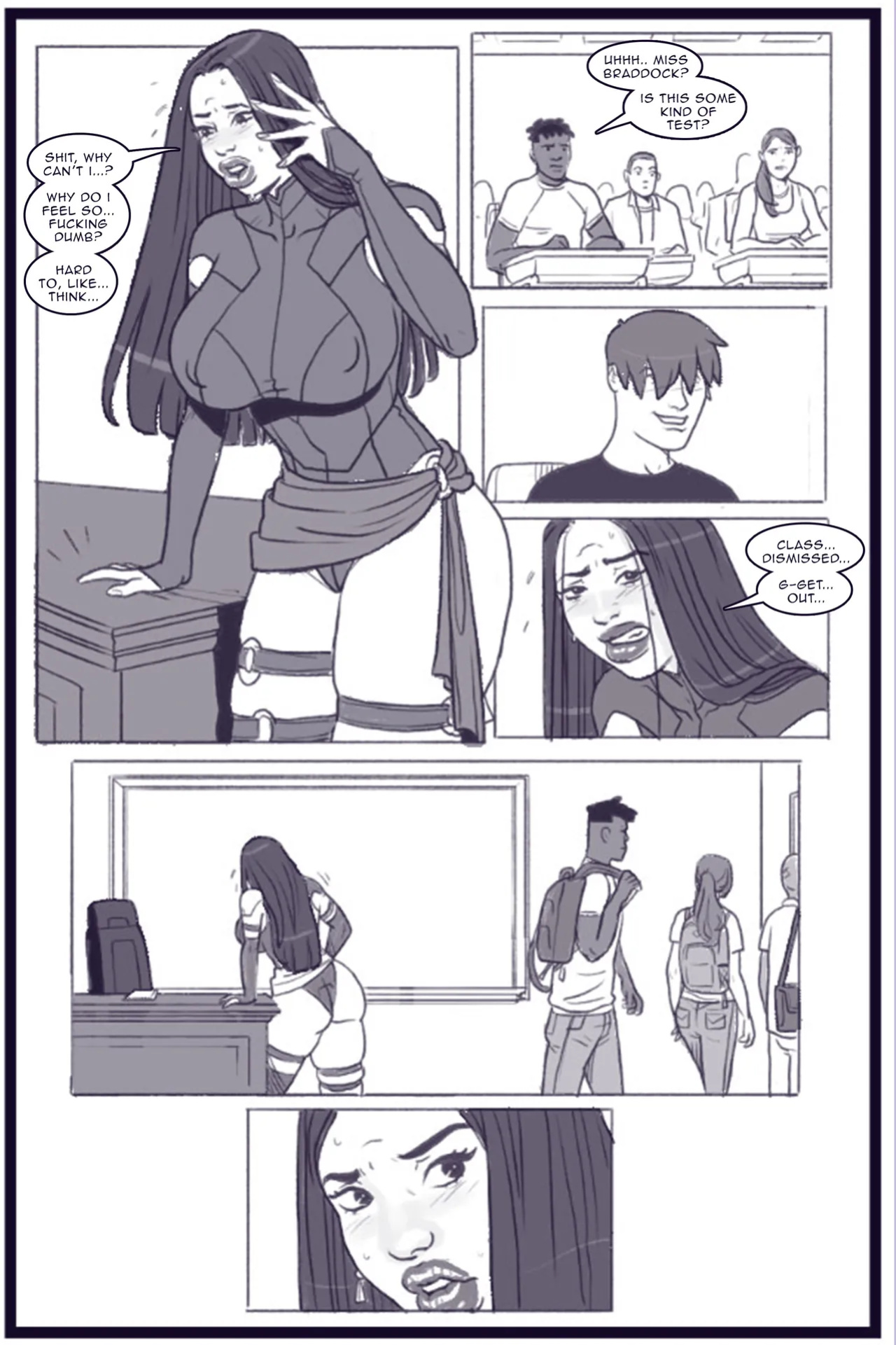 X Academy Bimbofied - Psylocke
