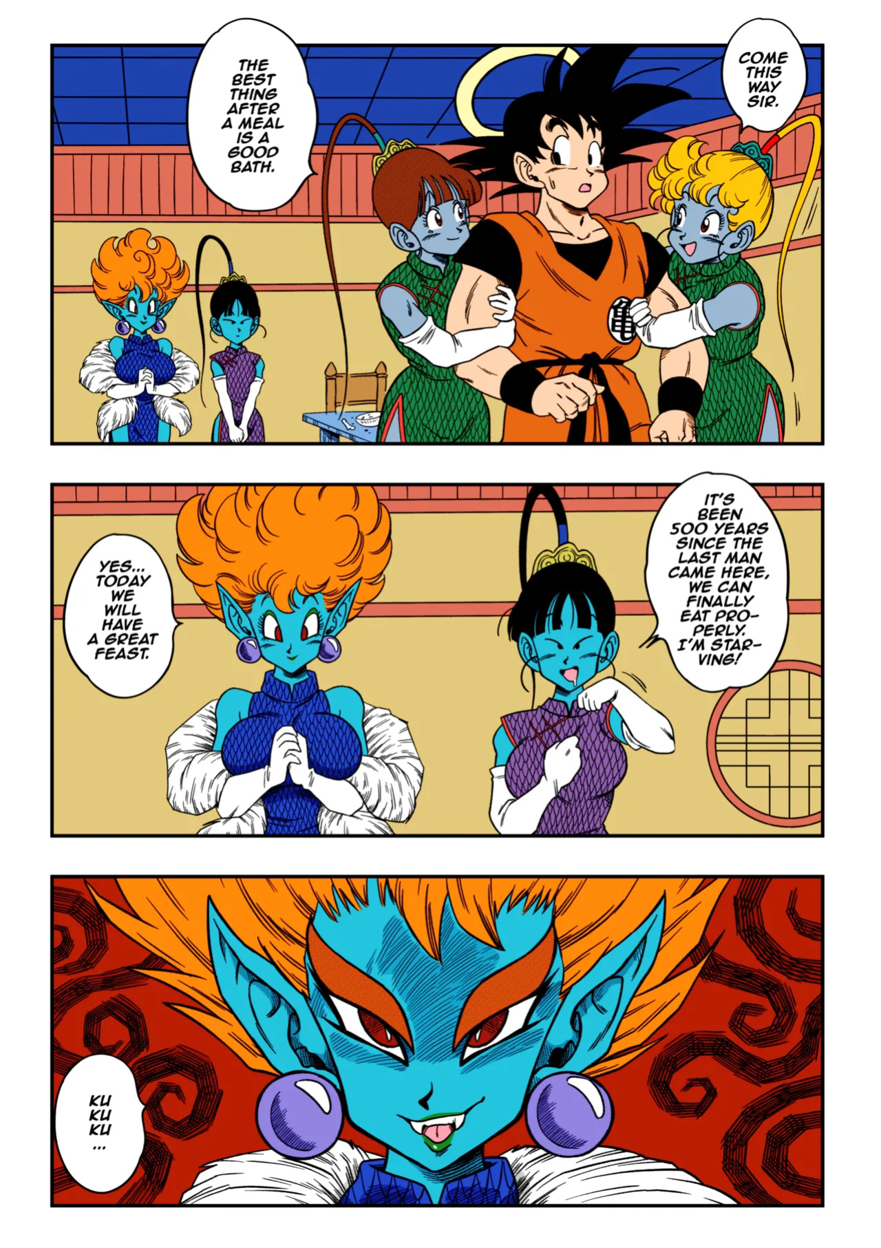 [Yamamoto] Paradise or Hell?! Snake Princess's Hospitality (Dragon Ball Z)