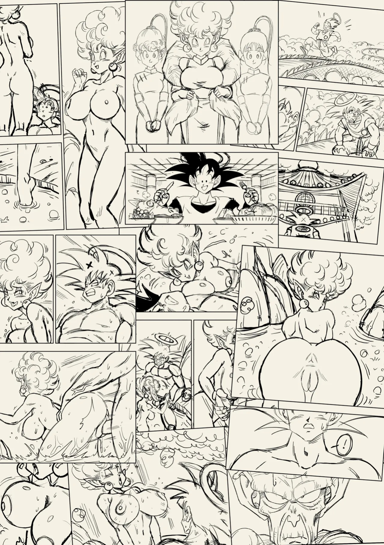[Yamamoto] Paradise or Hell?! Snake Princess's Hospitality (Dragon Ball Z)