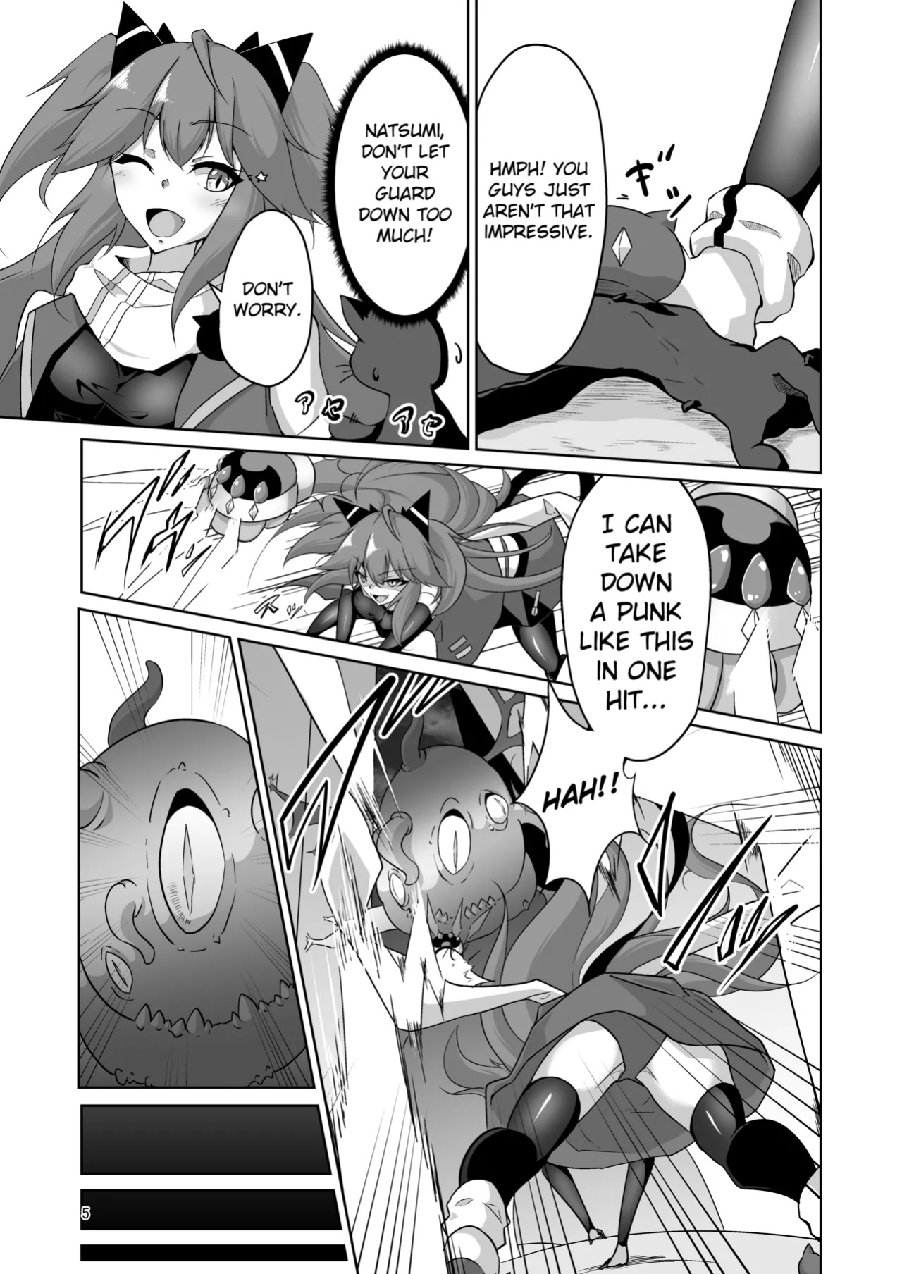 [Ohakagurashi (Nintoku)] Masou Shoujo Natsumi Haiboku no Kusuguri Jigoku | Magical Girl Natsumi's Defeat in Tickling Hell