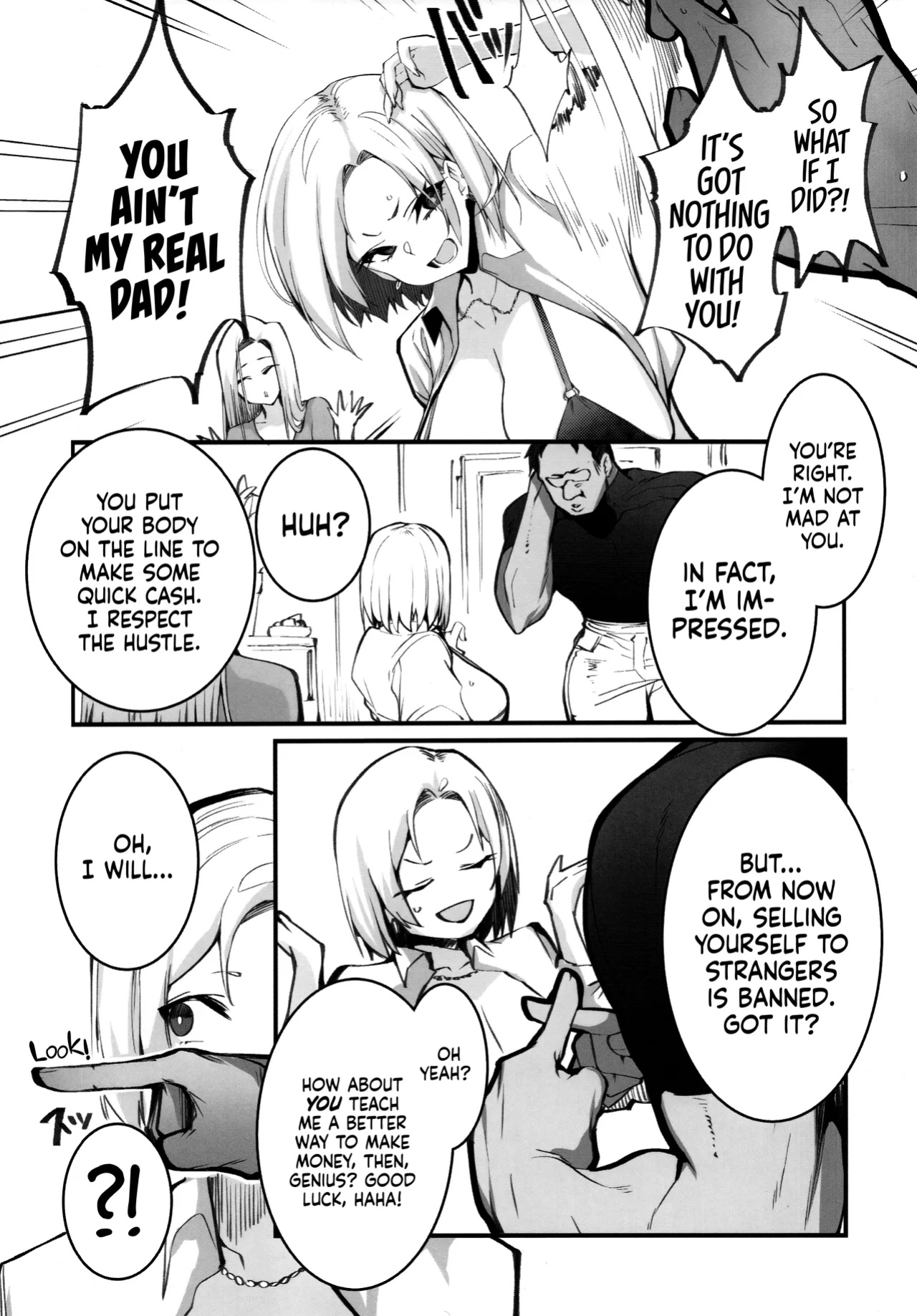 (C105) [Armadillo (Renji, Daiji)] Gal Oyako no Egui Kasegikata | Gyaru mother-daughter family business [head empty]
