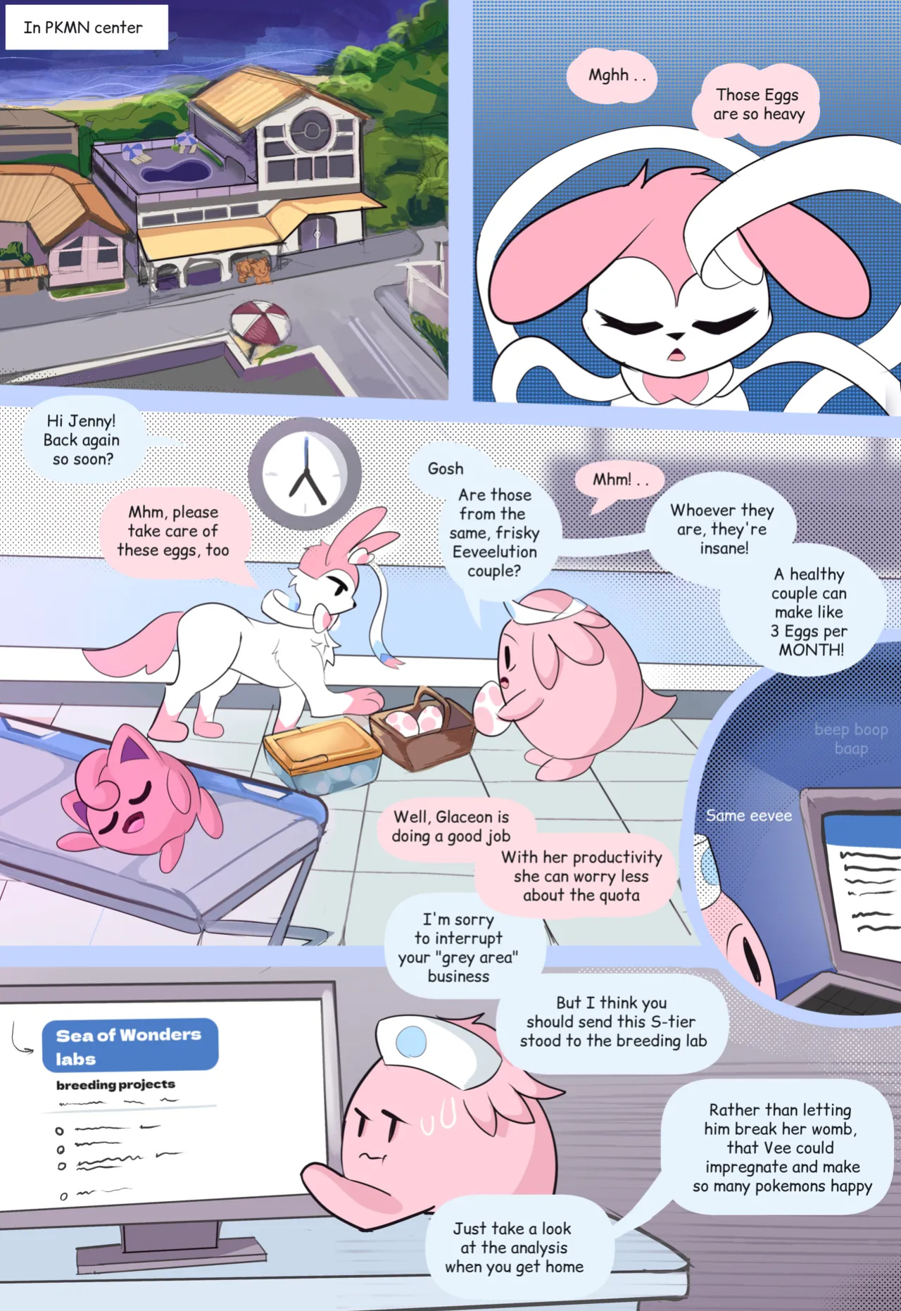 [UtopianVee] Glaceon in Love