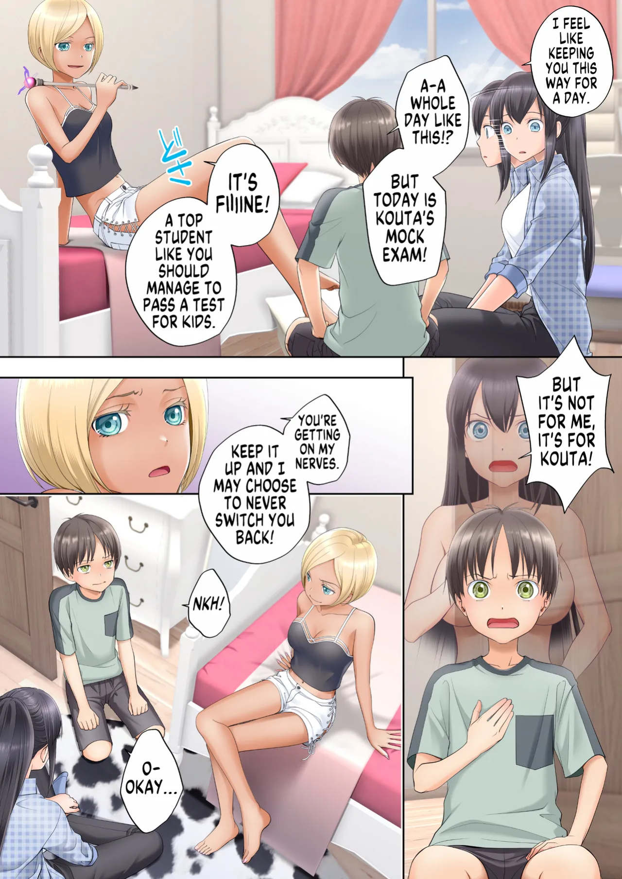 [Hairu Nukemichi (Siina Yuuki)] Boku Swap Ane ~Akogare no Onee-chan to Karada o Irekaerareteshimatta Boku~ | How I Switched Bodies With My Dear Onee-chan [GTF]