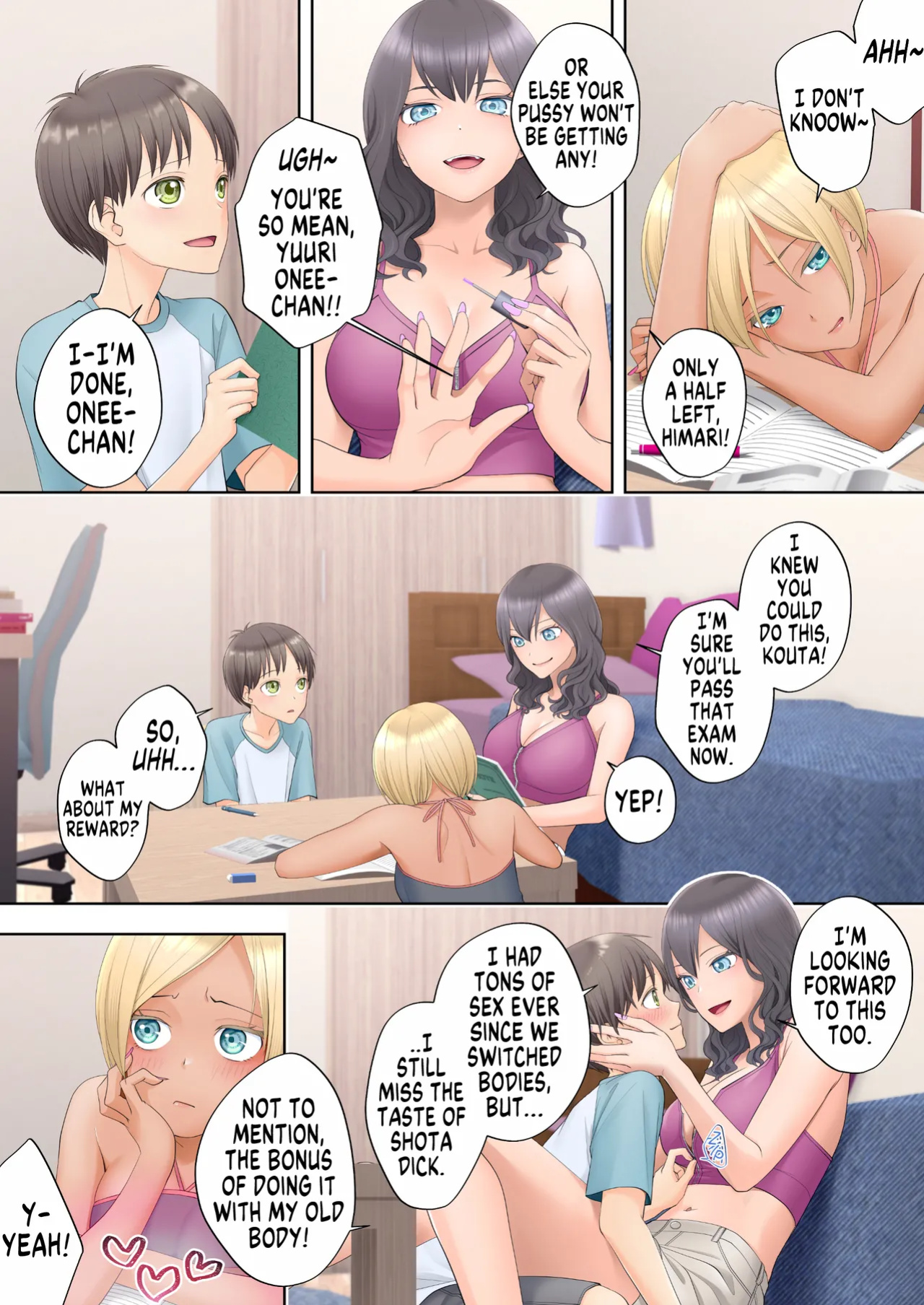 [Hairu Nukemichi (Siina Yuuki)] Boku Swap Ane ~Akogare no Onee-chan to Karada o Irekaerareteshimatta Boku~ | How I Switched Bodies With My Dear Onee-chan [GTF]