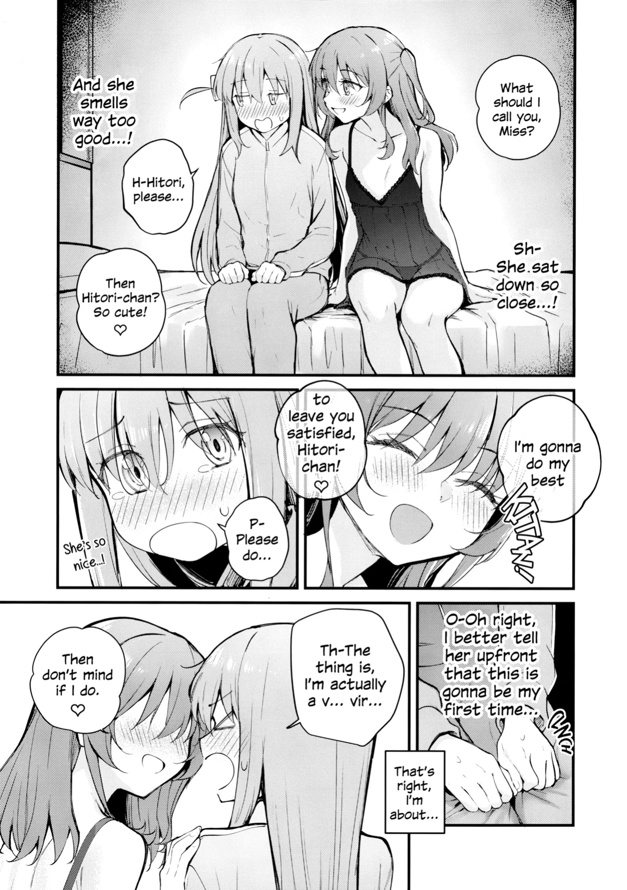 (Kessoku Rock! 10) [Kitaku Jikan (Kitaku)] Meguriai Tokyo ~Les Fuuzoku e Iku.~ | Tokyo Encounter: Visiting a Lesbian Brothel (Bocchi the Rock!)