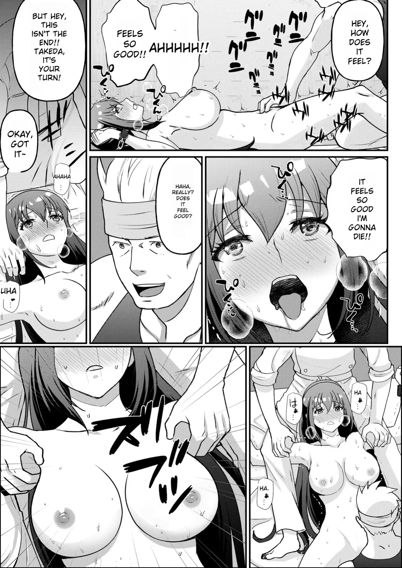 [Manguard (hani)] Kyonyuu Joshidaisei Kairaku Choukyou [Kanketsuhen]