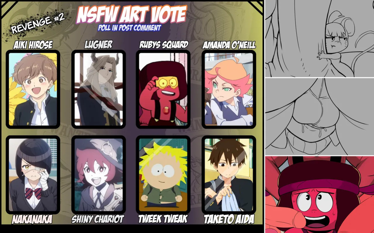 [LordFink] Revenge#2 Poll (Little Witch Academia,South Park & Steven Universe)