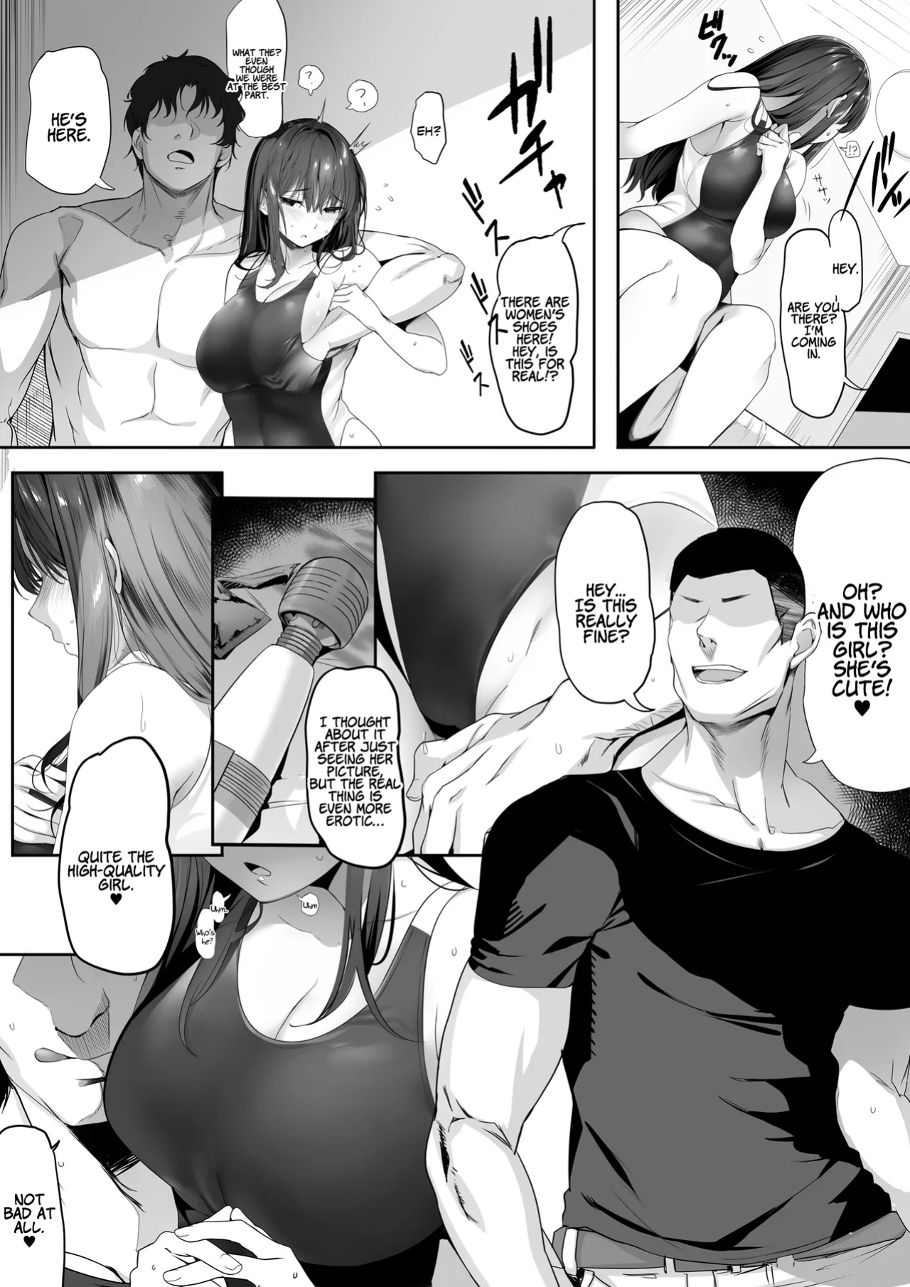 [Kansai Gyogyou Kyoudou Kumiai (Marushin)] Suieibu no Seisokei Osananajimi ga DQN ni Moteasobareru Ichibushijuu | The Whole Story of My Neat Childhood Friend in the Swimming Club Being Toyed With by a Dumbass [Coffedrug] [Satansoft]