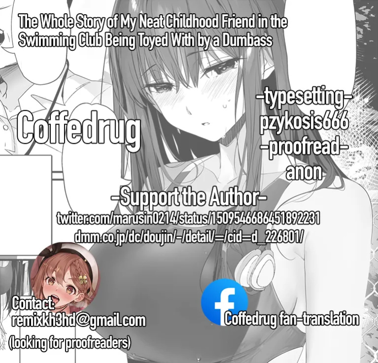 [Kansai Gyogyou Kyoudou Kumiai (Marushin)] Suieibu no Seisokei Osananajimi ga DQN ni Moteasobareru Ichibushijuu | The Whole Story of My Neat Childhood Friend in the Swimming Club Being Toyed With by a Dumbass [Coffedrug] [Satansoft]