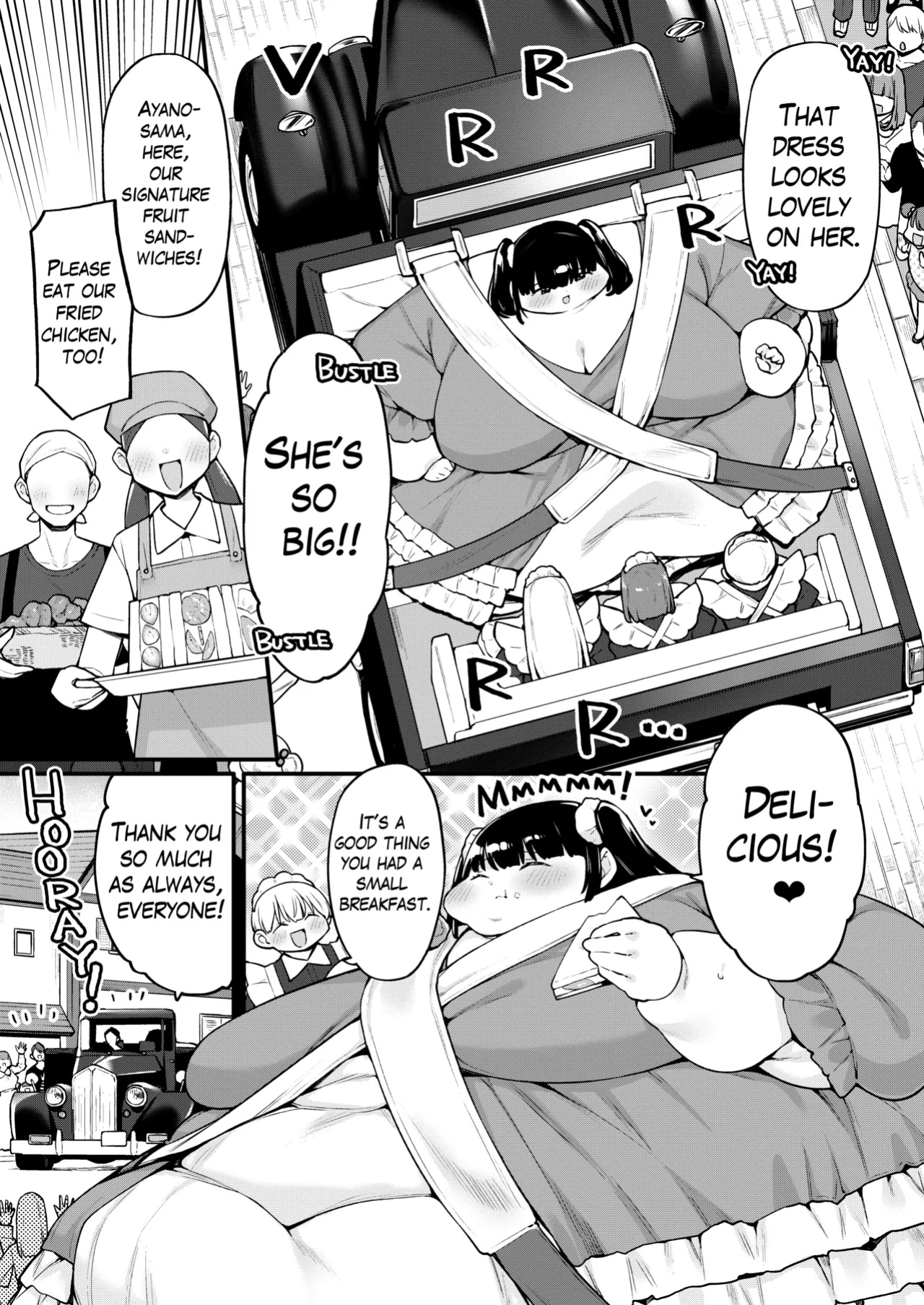 [fusa] Ayano's Weight Gain Diary: Dream! (Parts 1 + 2)