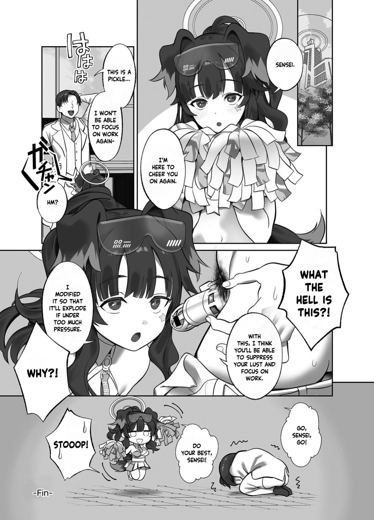 [Nukunukujima (Caffeine Chuudoku)] Ike Ike Sensei Ganbare Ganbare Sensei | Go, Sensei, Go! Do Your Best, Sensei! (Blue Archive) [Douzo Lad Translations]