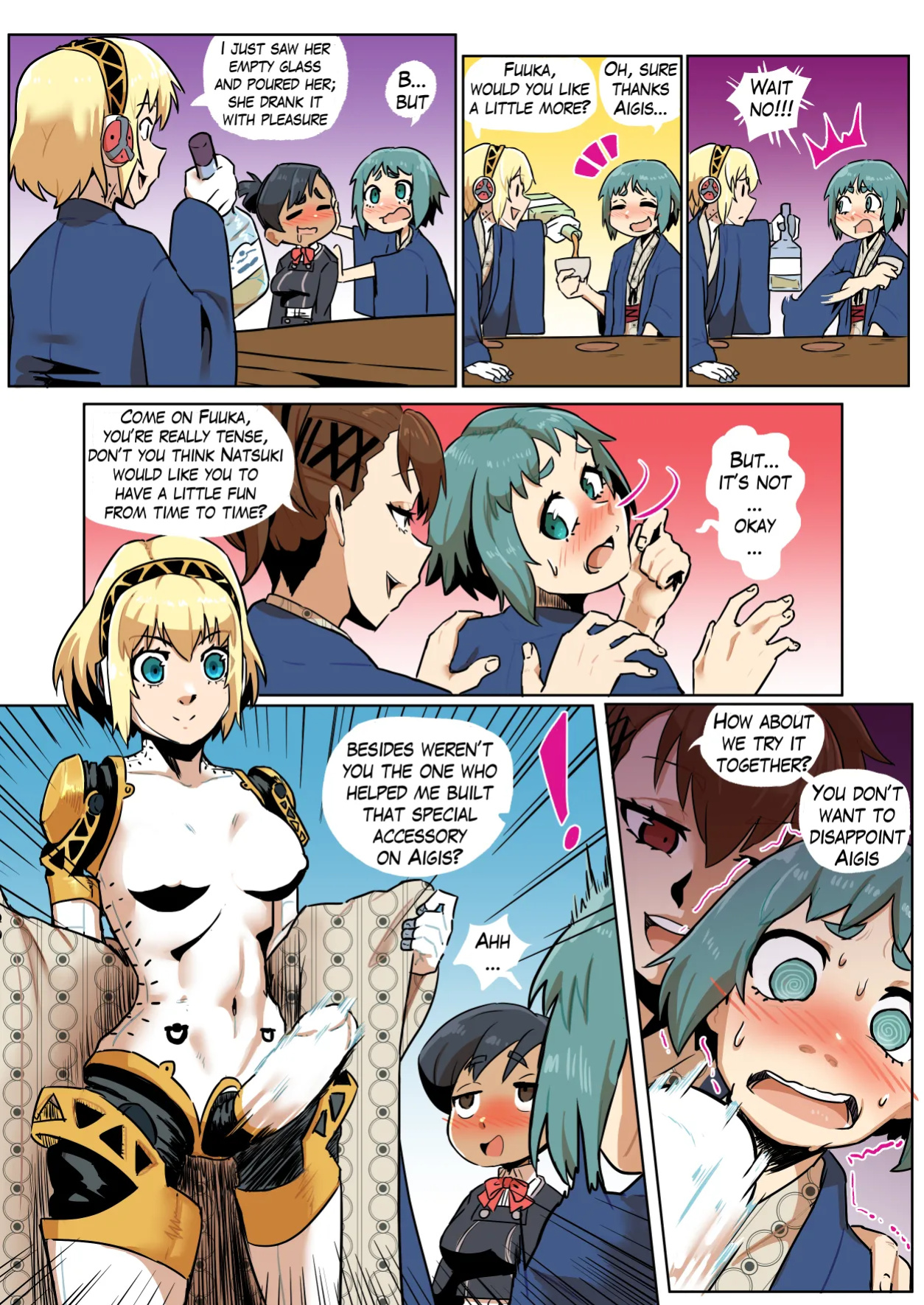 [Uka-TO Studios (Ukaya Masaru)] Lesbian School Trip (Persona 3 Portable)