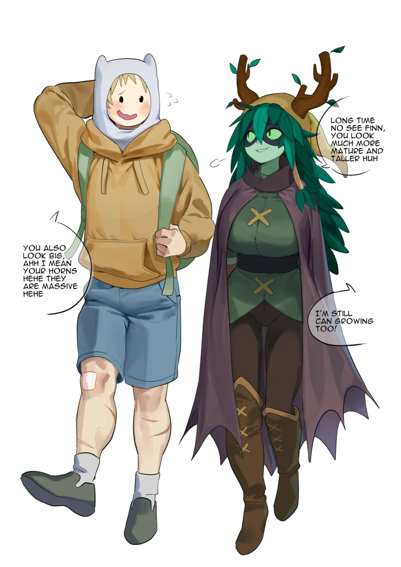 [Nia4294] Finn and Wizard Huntress (Adventure Time)