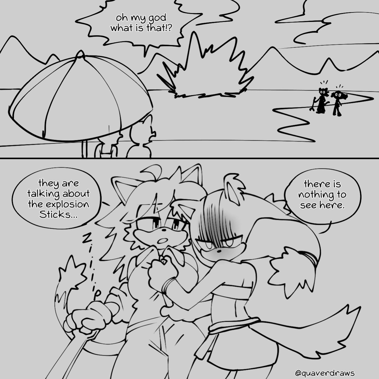 [QuaverDraws (QuaverNSFW)] Luana x Sticks