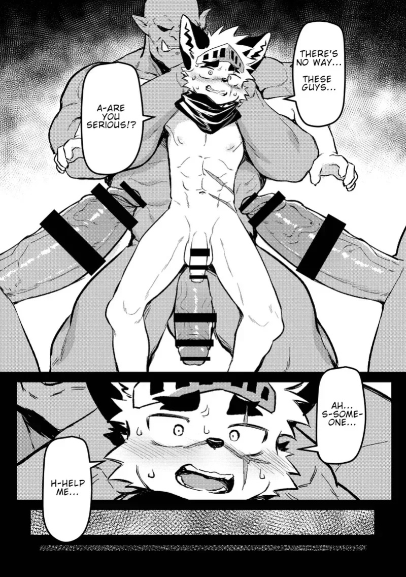 [HARD DROP (Mada Tarou)] Yuusha-sama ga Orc ni Mechakucha ni sareru Hanashi – Hero-sama Get Ruined by Orcs! [Eng]