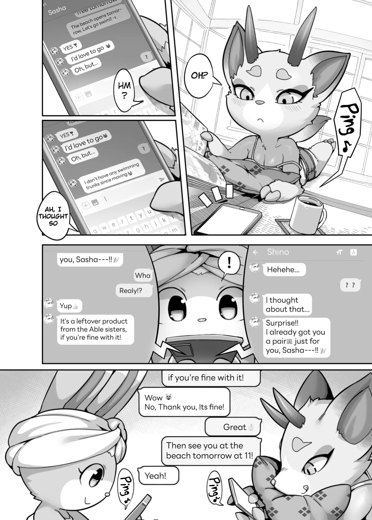 [Tamanokoshi (Tamanosuke)] Speaking about the Beach, Wouldn't You Rather Do It Ouside (Animal Crossing)