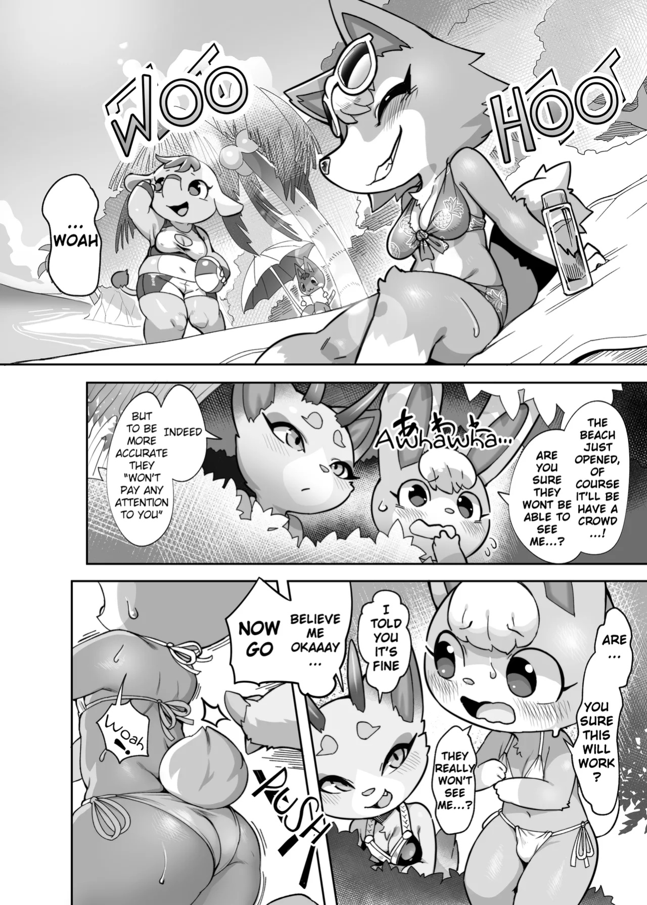 [Tamanokoshi (Tamanosuke)] Speaking about the Beach, Wouldn't You Rather Do It Ouside (Animal Crossing)