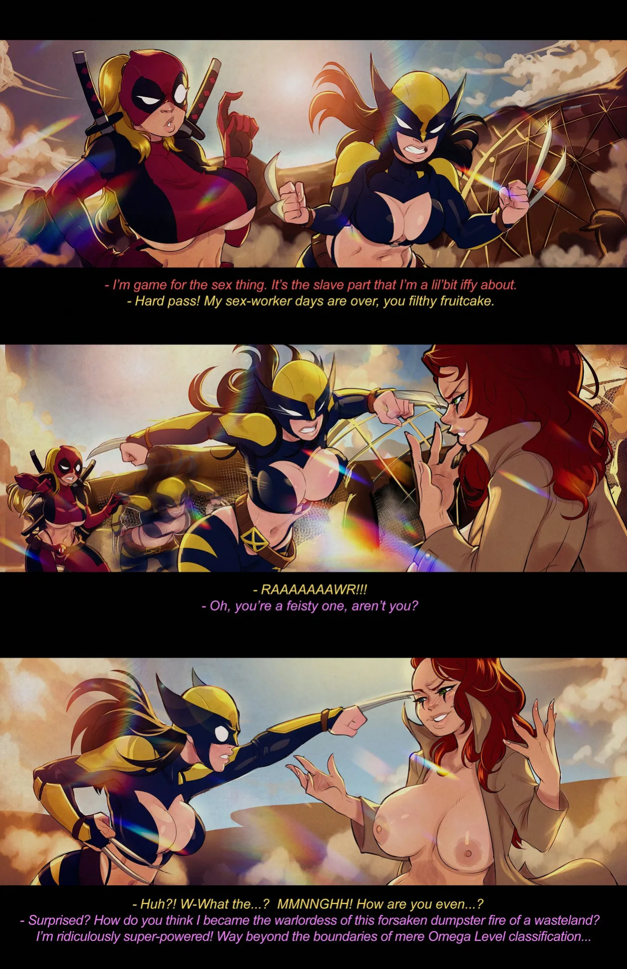 (Tracy Scops) - Lady Deadpool and Wolverine Lady(llamaboy)