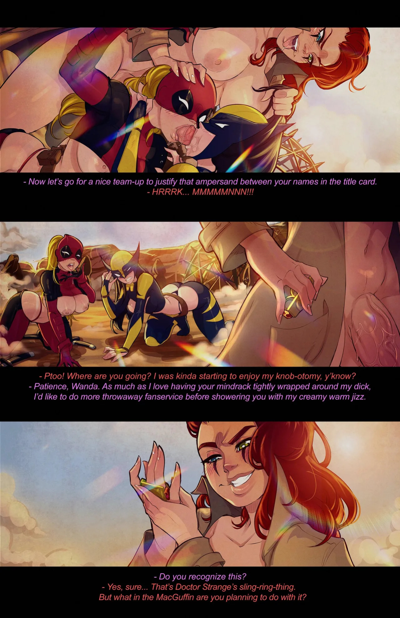 (Tracy Scops) - Lady Deadpool and Wolverine Lady(llamaboy)