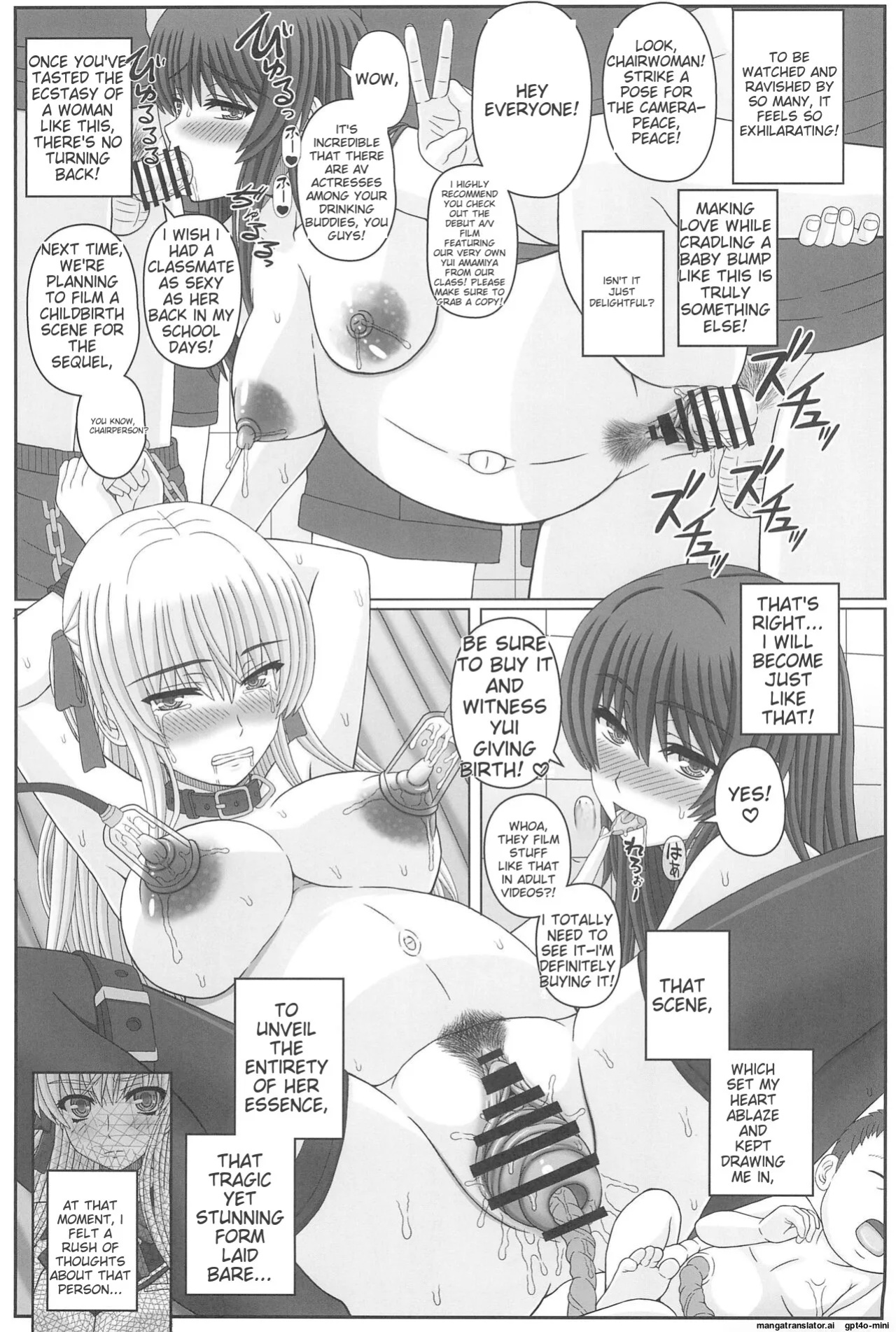 (C102) [Shiawase Kyouwakoku (Shiawase no Katachi)] Iinchou wa Class no Ninshin Pet 4