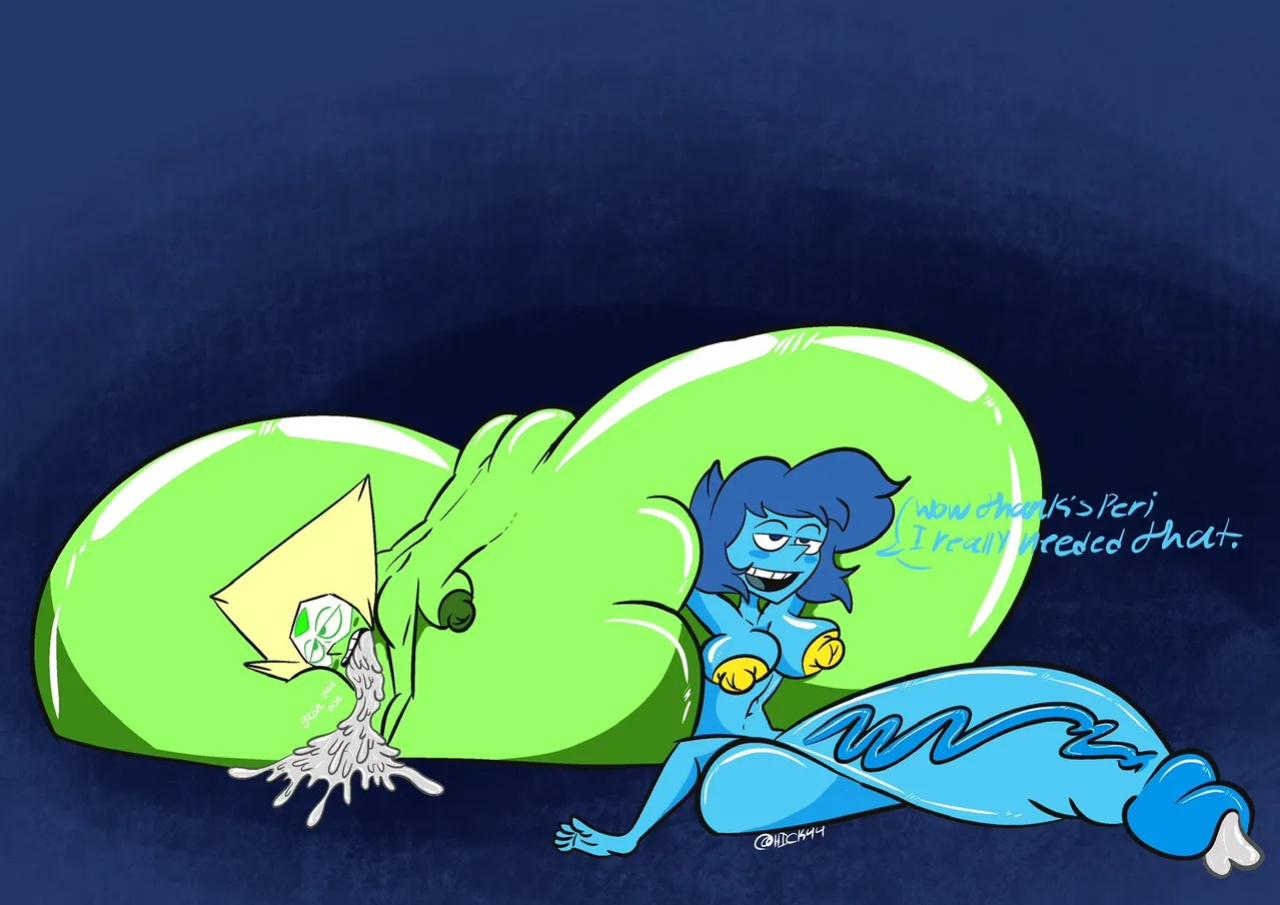[Hick44NSFW] Lapis Lazuli x Peridot (Steven Universe)