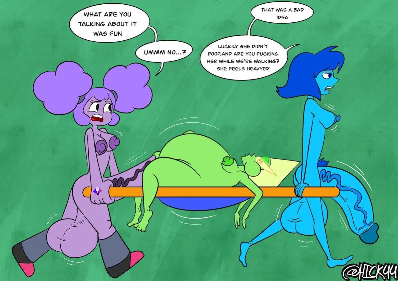 [Hick44NSFW] Lapis Lazuli x Peridot (Steven Universe)