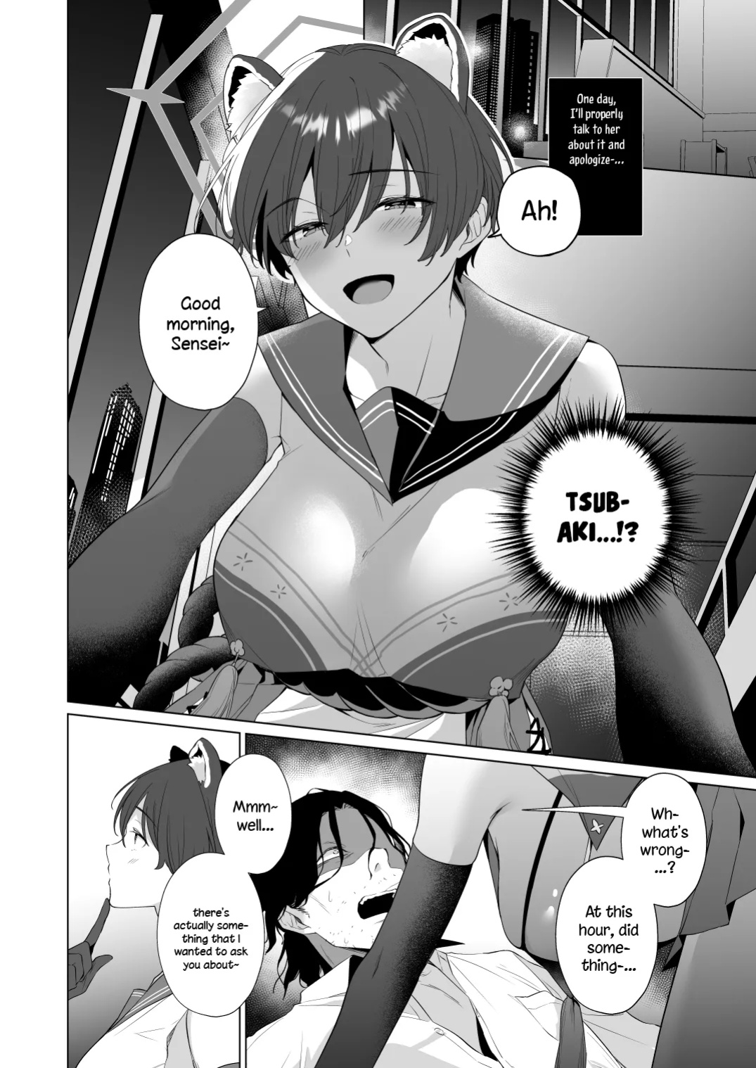 [Home Not Found (snhr, Fudisen)] Hontoni Watashi ga Neteru to Omotta? | Did You Really Think I Was Asleep? (Blue Archive)