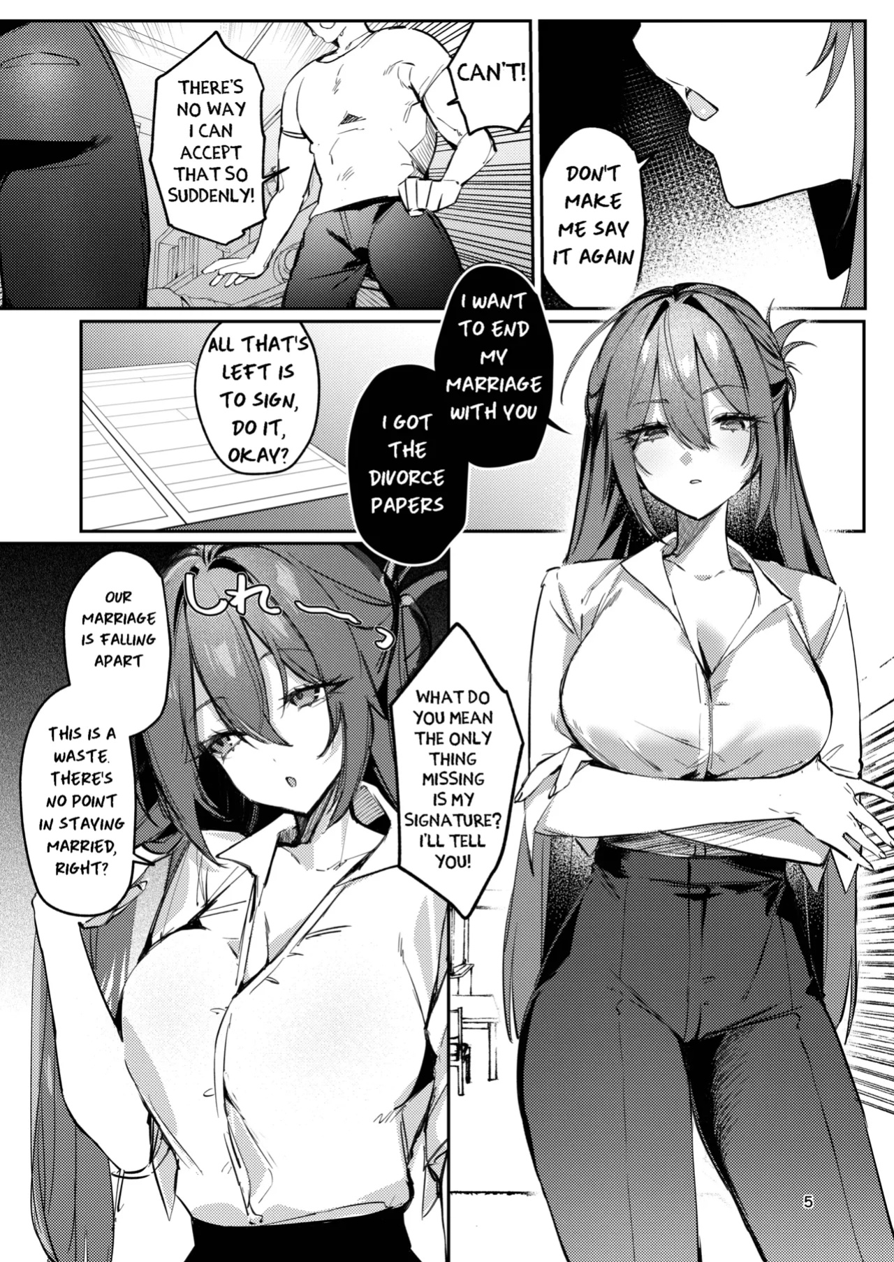 Dumb wife, re-education.