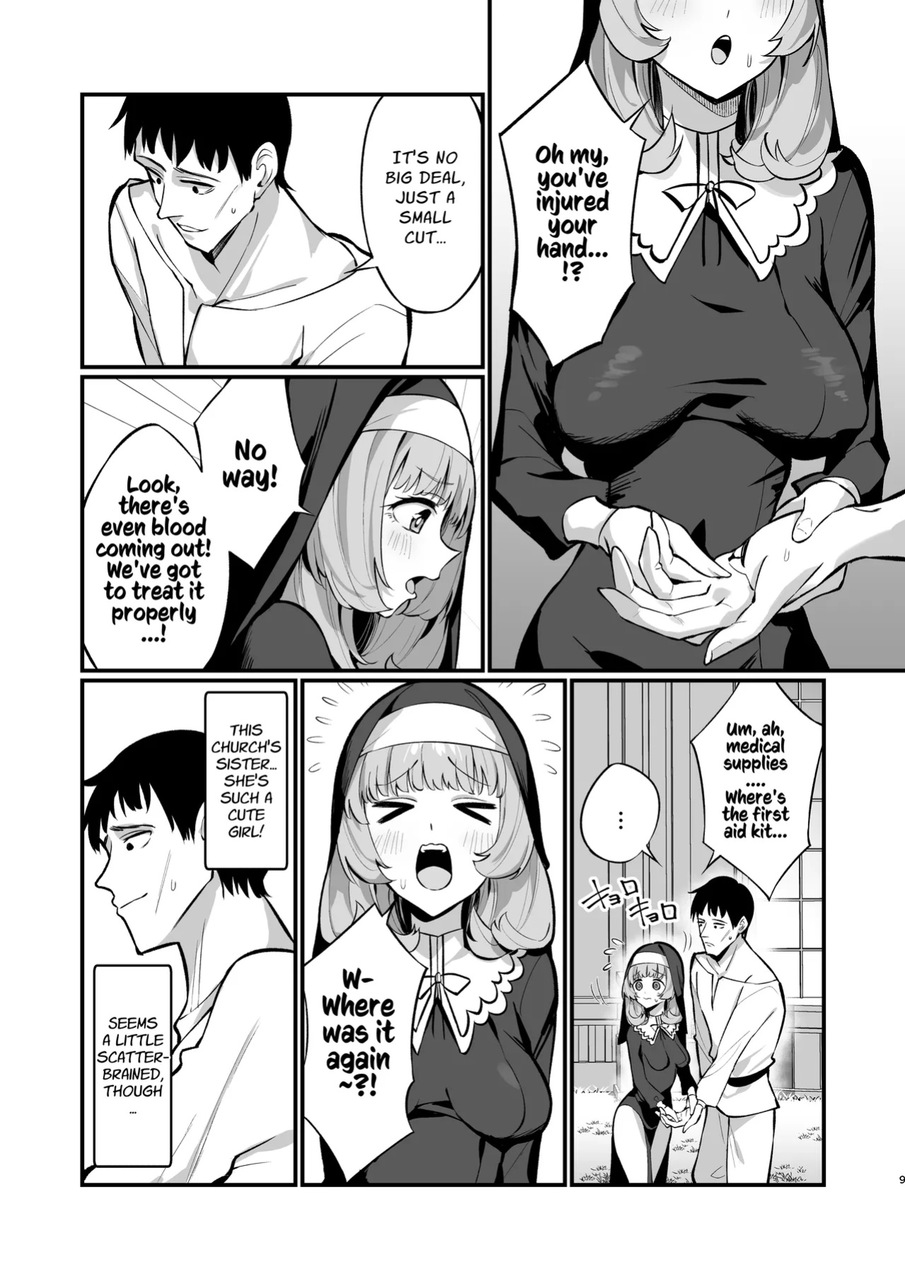 [Unahouse (Unacchi)] Sister Kanzen Haiboku. ~Muchi na Sister ga honnou de Hatsujo Koubi Surumade~｜A Sister's Absolute Defeat Until an Innocent Nun Enters Heat and Indulges in Passionate Mating Sex [Kusanuu]