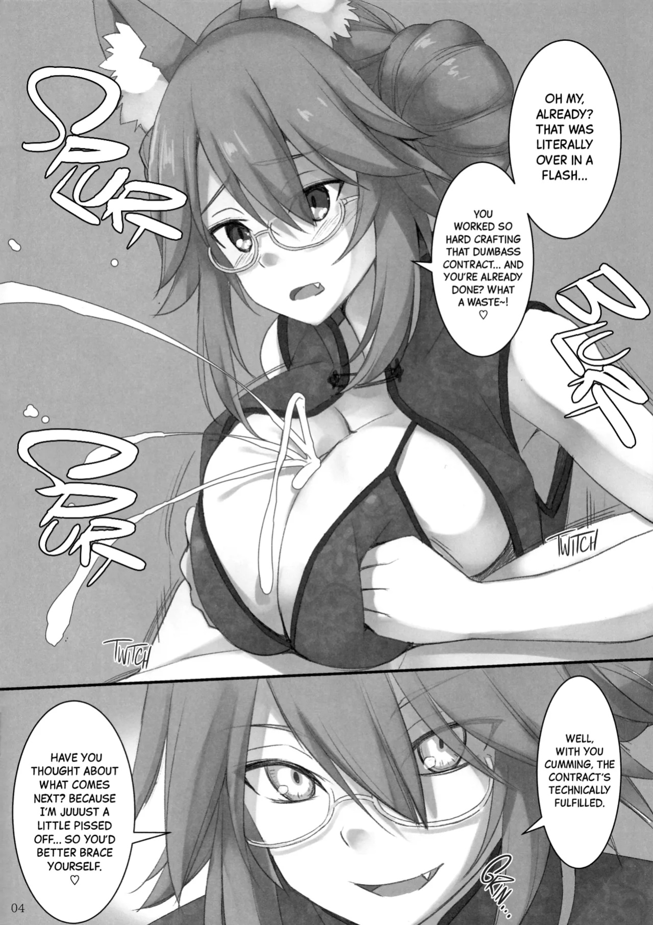 (C96) [TOYBOX, Kujira Logic (Kurikara, Kujiran)] Keiyakusho no Wana ni Hamari Chinchin o Hasamu Dagitsune | Dumb Foxes getting Caught in a Contract Trap and Ending Up Squeezing Dicks (Fate/Grand Order) [Black Grimoires]