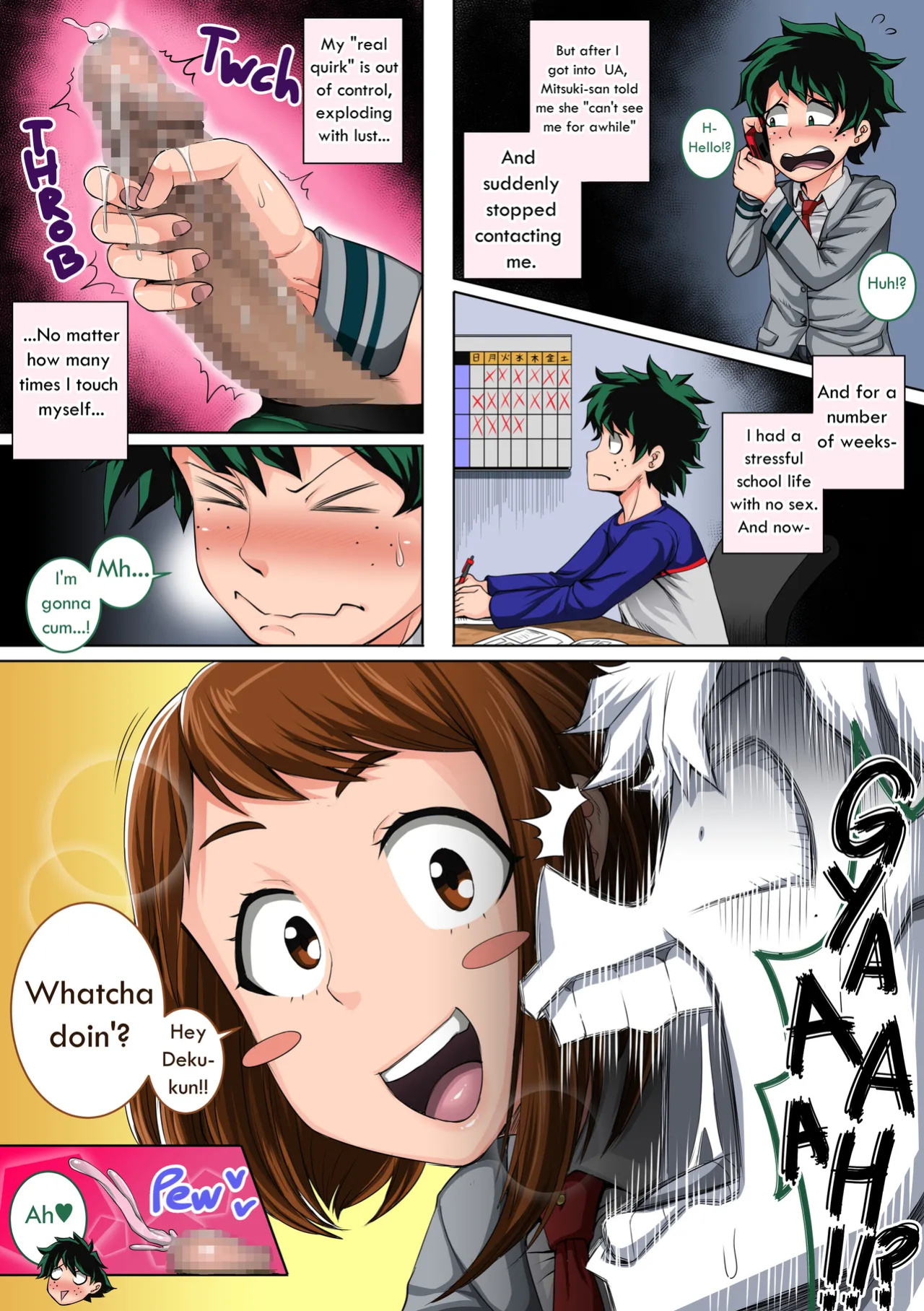 [Juicebox Koujou (Juna Juna Juice)] Boku no Harem Academia: 3-wa Ochako Hen "Arata na SEX Friend" (Boku no Hero Academia)