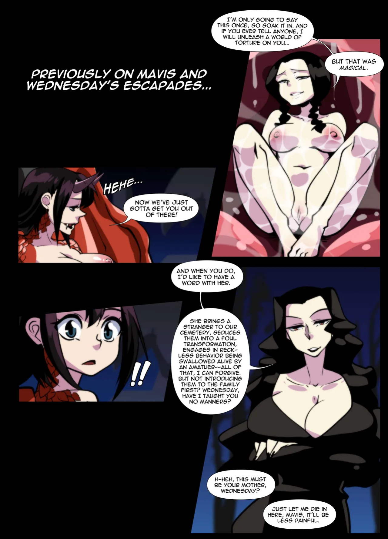 [Nyte] Mavis and Wednesday's Familial Pleasures