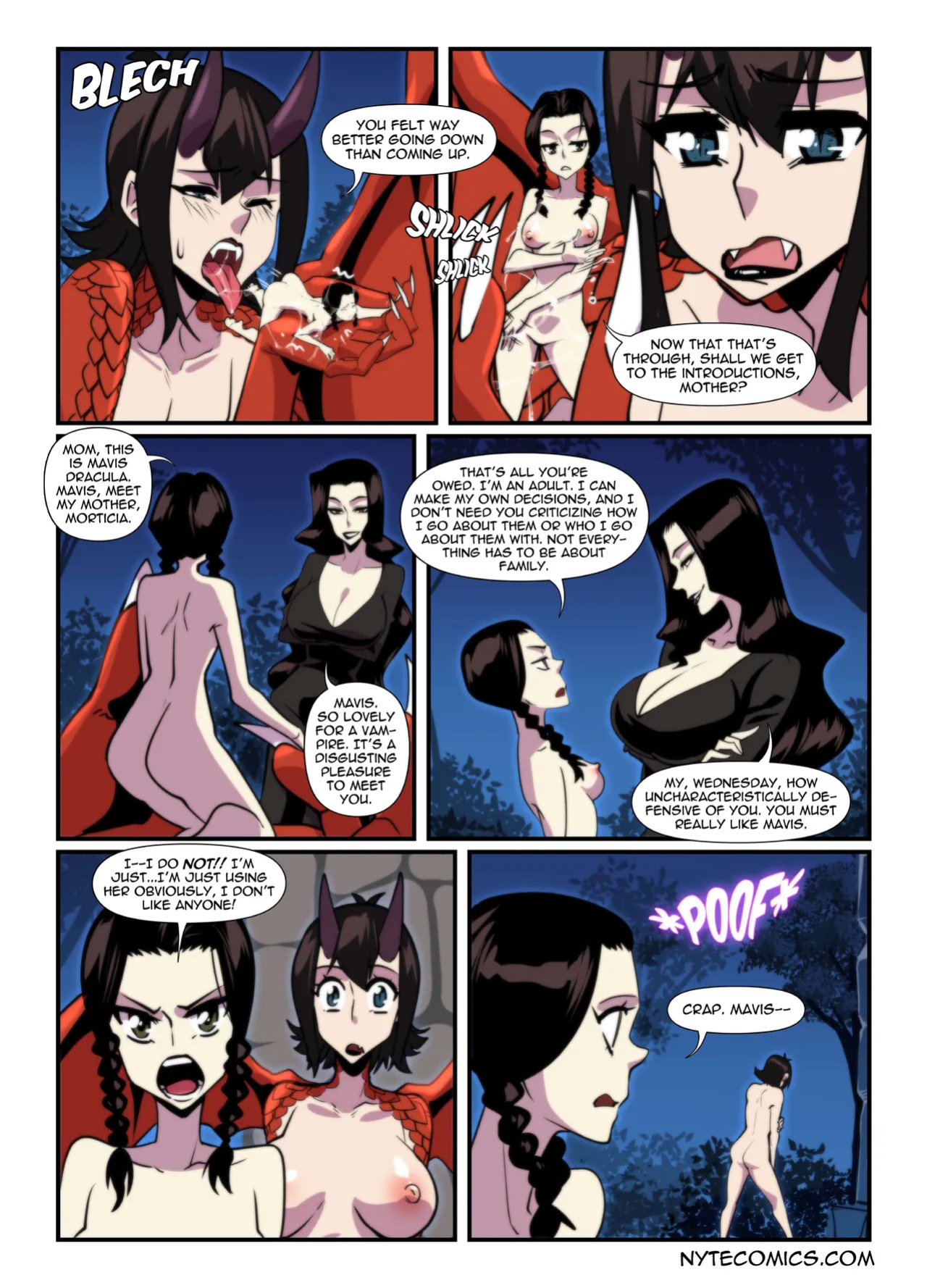 [Nyte] Mavis and Wednesday's Familial Pleasures