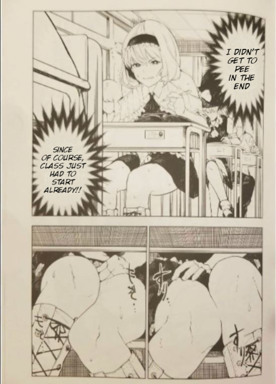 (Reitaisai 15) [Tukimi Atelier (KURUTSUKI)] Toilet ni Ikitai! Alice desu ga | I want to go to the bathroom! Alice version (Touhou Project) Re-edited
