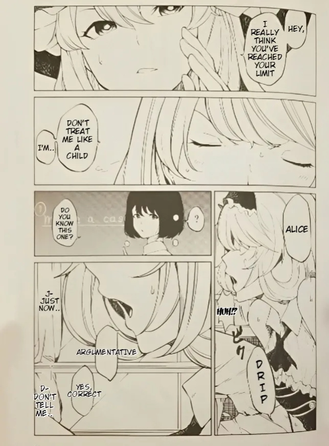 (Reitaisai 15) [Tukimi Atelier (KURUTSUKI)] Toilet ni Ikitai! Alice desu ga | I want to go to the bathroom! Alice version (Touhou Project) Re-edited