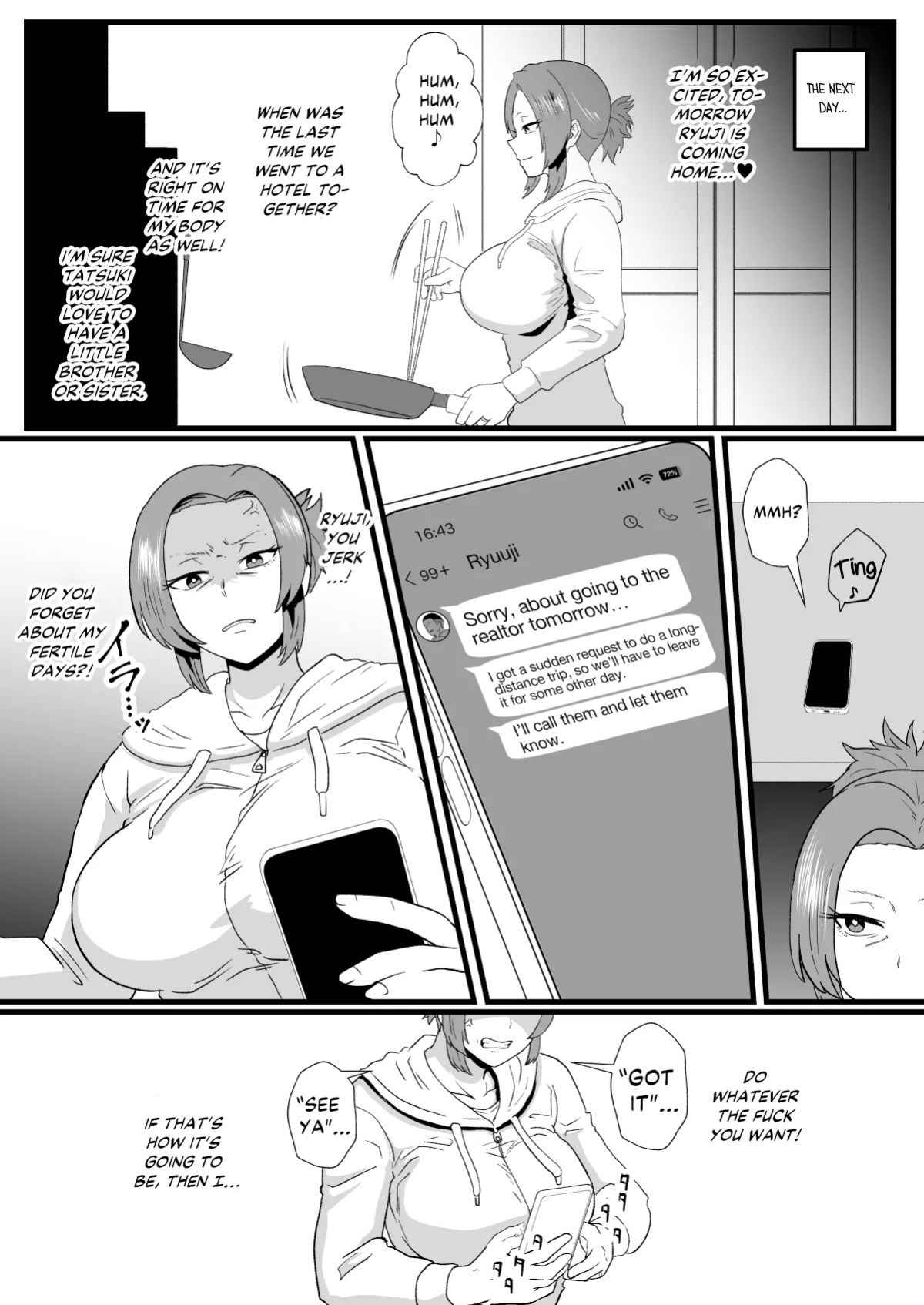[Hotel Shikinseki (Protohotel)] "Konnan Uwaki ni Naru Wake Naishi" Yanmama Amami Himeko wa Saiminchuu! | “Of course this doesn’t bother me” Delinquent Mom Himeko Amaumi Is Being Hypnotized! [Kinsei Translations]