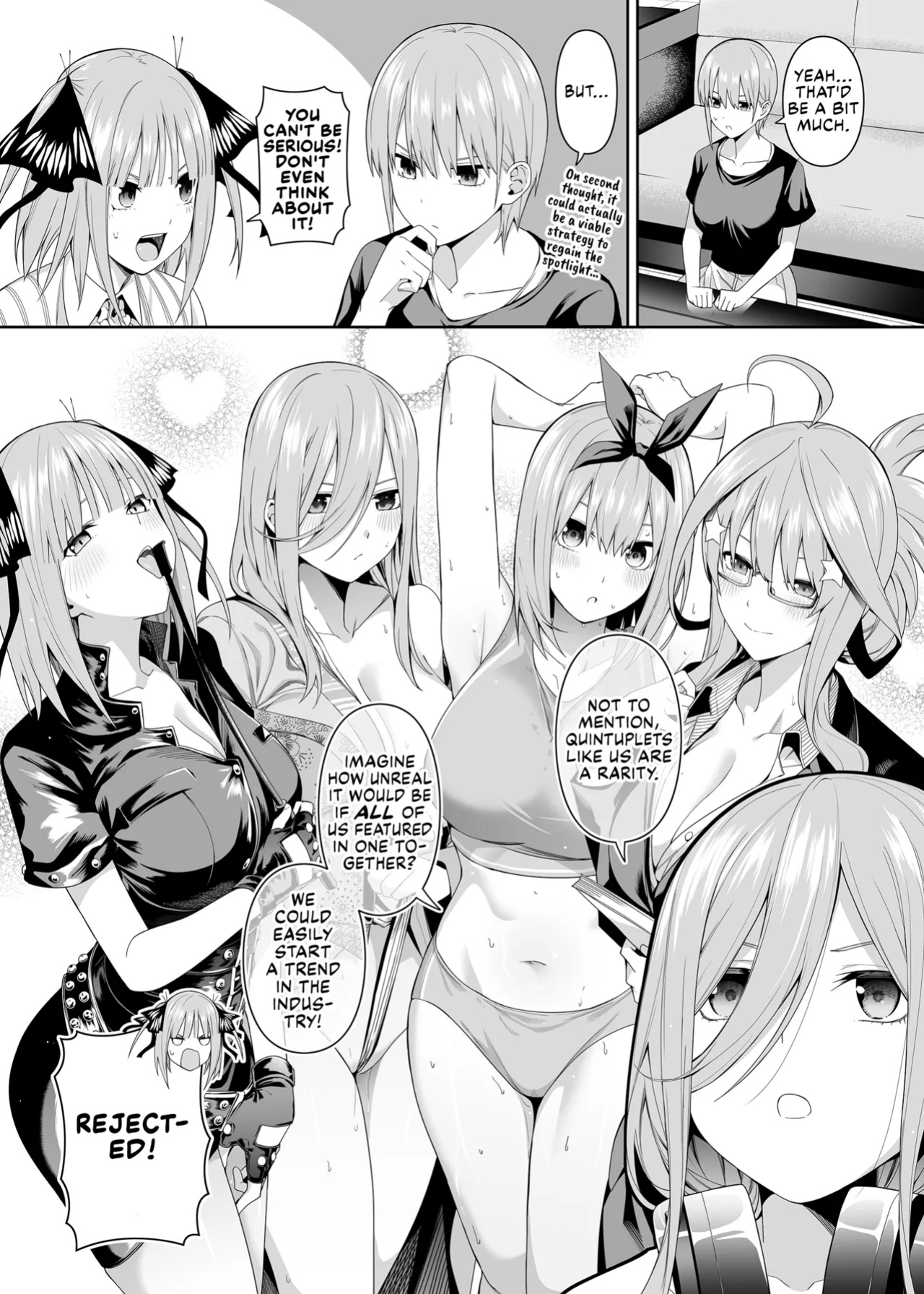 [Bad Mushrooms (Chicke III, 4why)] 1/5 no Renai Kanjou | A Fifth of Romance (Gotoubun no Hanayome) [Fap It Scans]