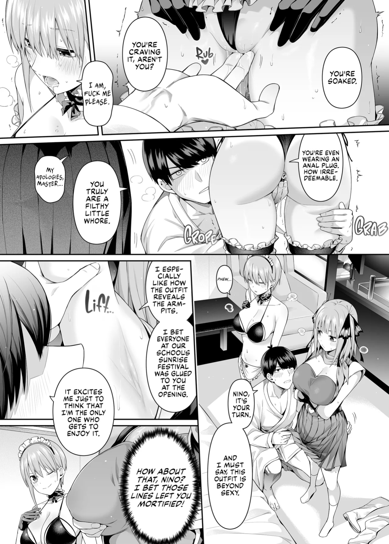 [Bad Mushrooms (Chicke III, 4why)] 1/5 no Renai Kanjou | A Fifth of Romance (Gotoubun no Hanayome) [Fap It Scans]
