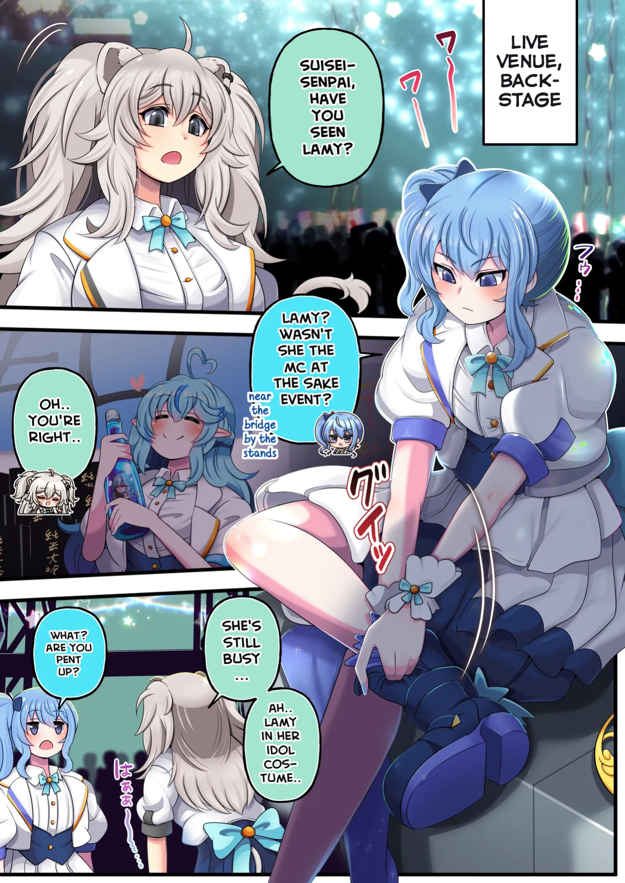[Minominiya (Minomini)] Futashishi x Mikosui ~Rendezvous With A Diva Edition~ (Hololive) [Rabu&Desu translations]