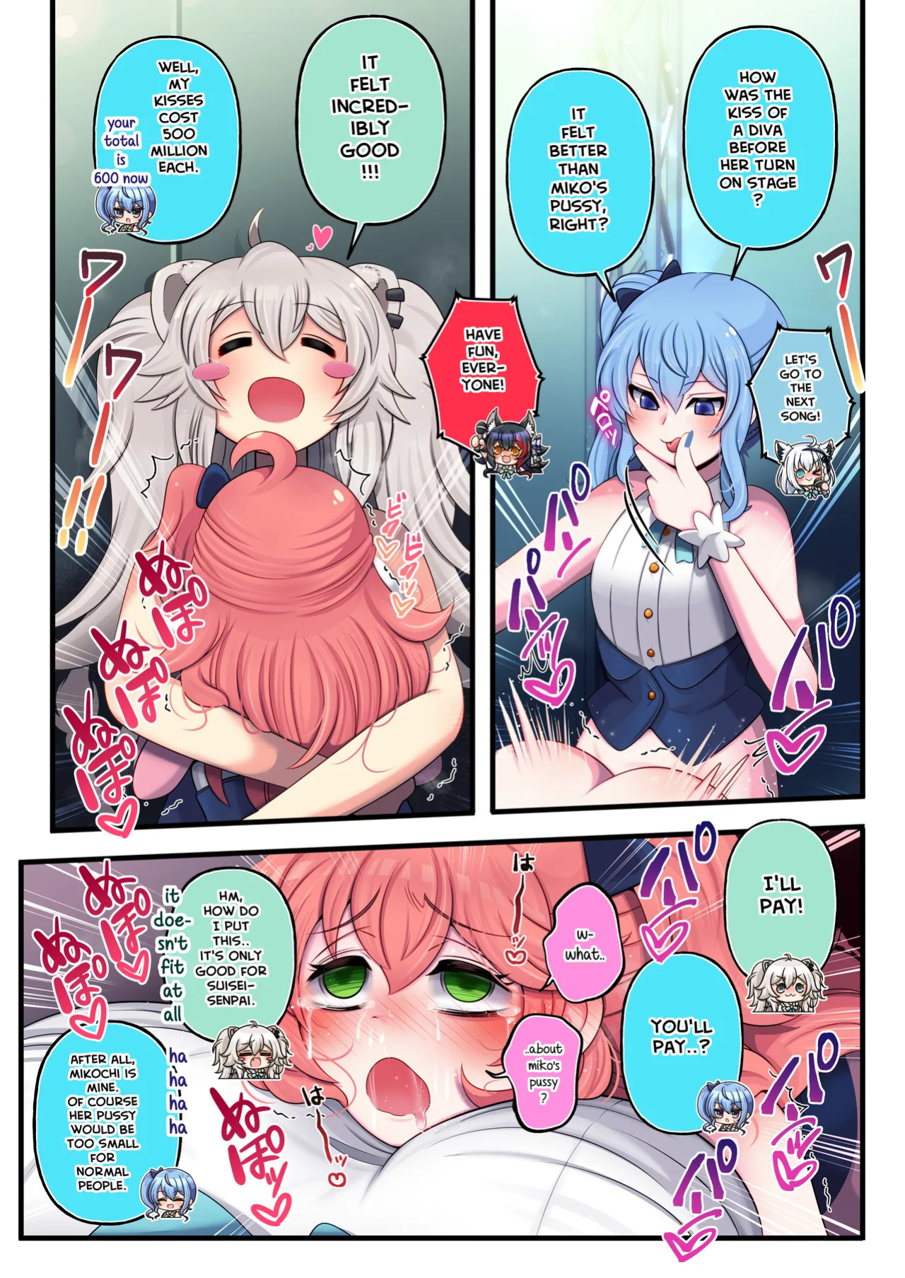 [Minominiya (Minomini)] Futashishi x Mikosui ~Rendezvous With A Diva Edition~ (Hololive) [Rabu&Desu translations]