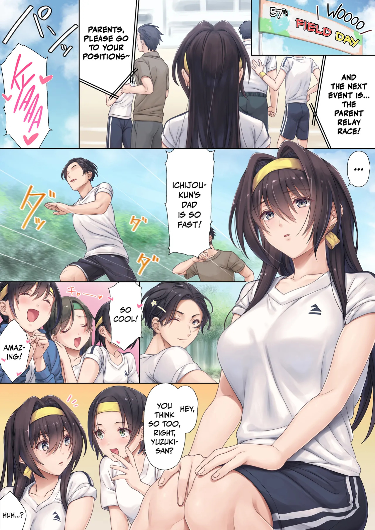 [Airy Socks (Mafuyu HEMP)] Musume no Class no Iinchou wa Papa ga Hoshii Rashii｜The Class President of My Daughter's Class Wants a Dad [Nishimaru]