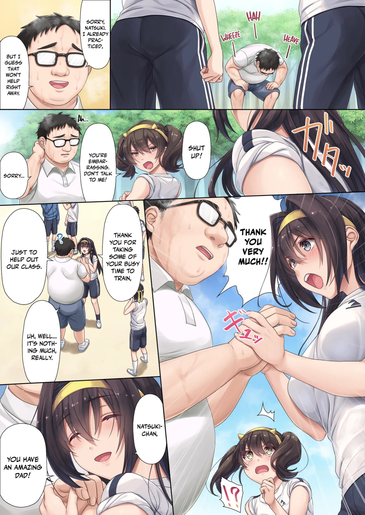 [Airy Socks (Mafuyu HEMP)] Musume no Class no Iinchou wa Papa ga Hoshii Rashii｜The Class President of My Daughter's Class Wants a Dad [Nishimaru]