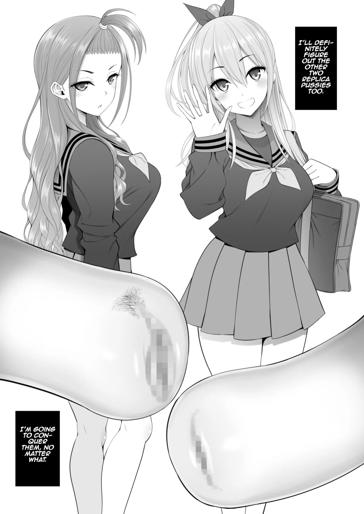 [Popochichi (Yahiro Pochi)] Fukusei Manko 2~ Majime na Manko Hen~ | Replica Pussy 2 ~The Straight-Laced Pussy Edition~ [Aishi21]